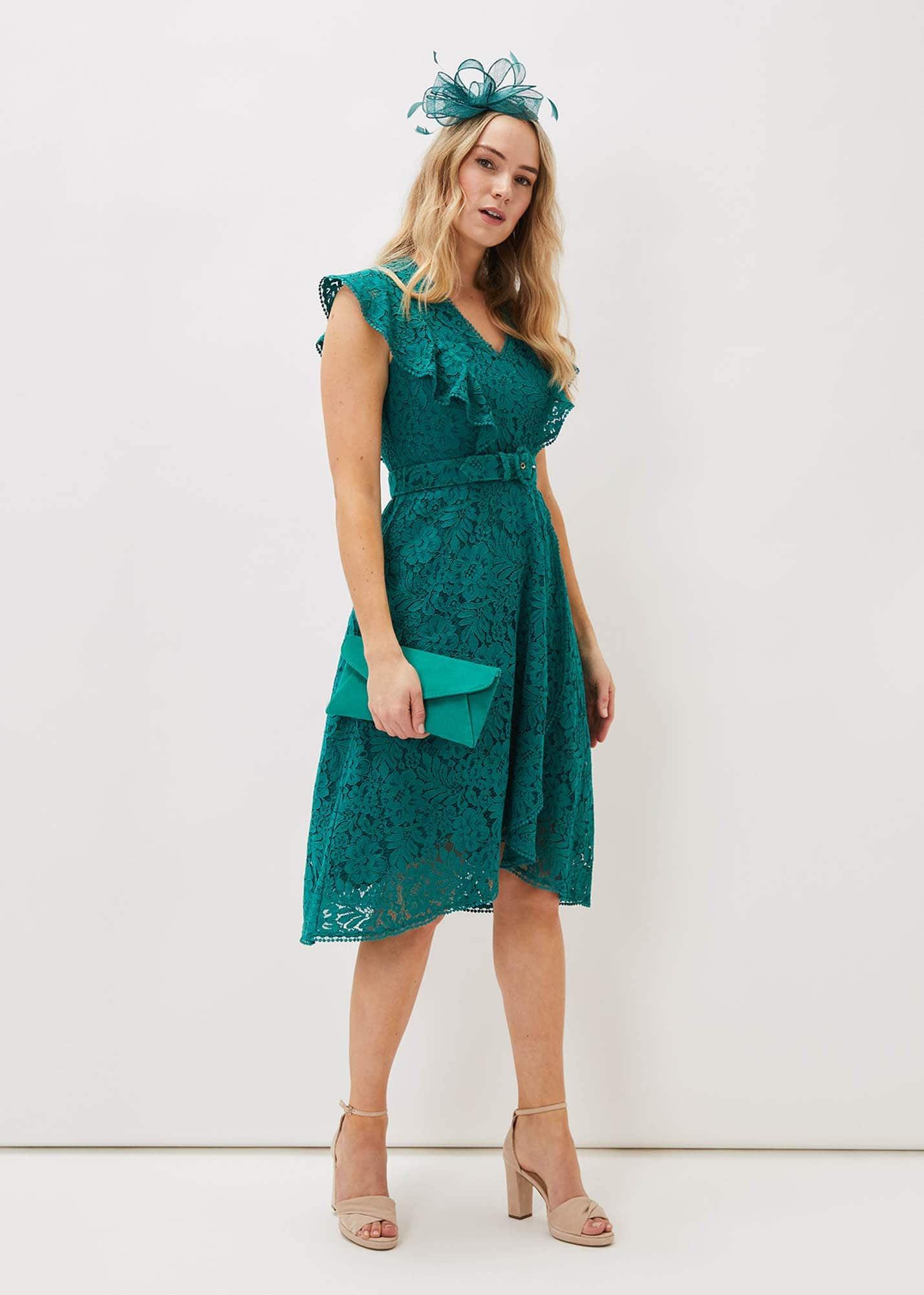 Priya Lace Frill Dress
