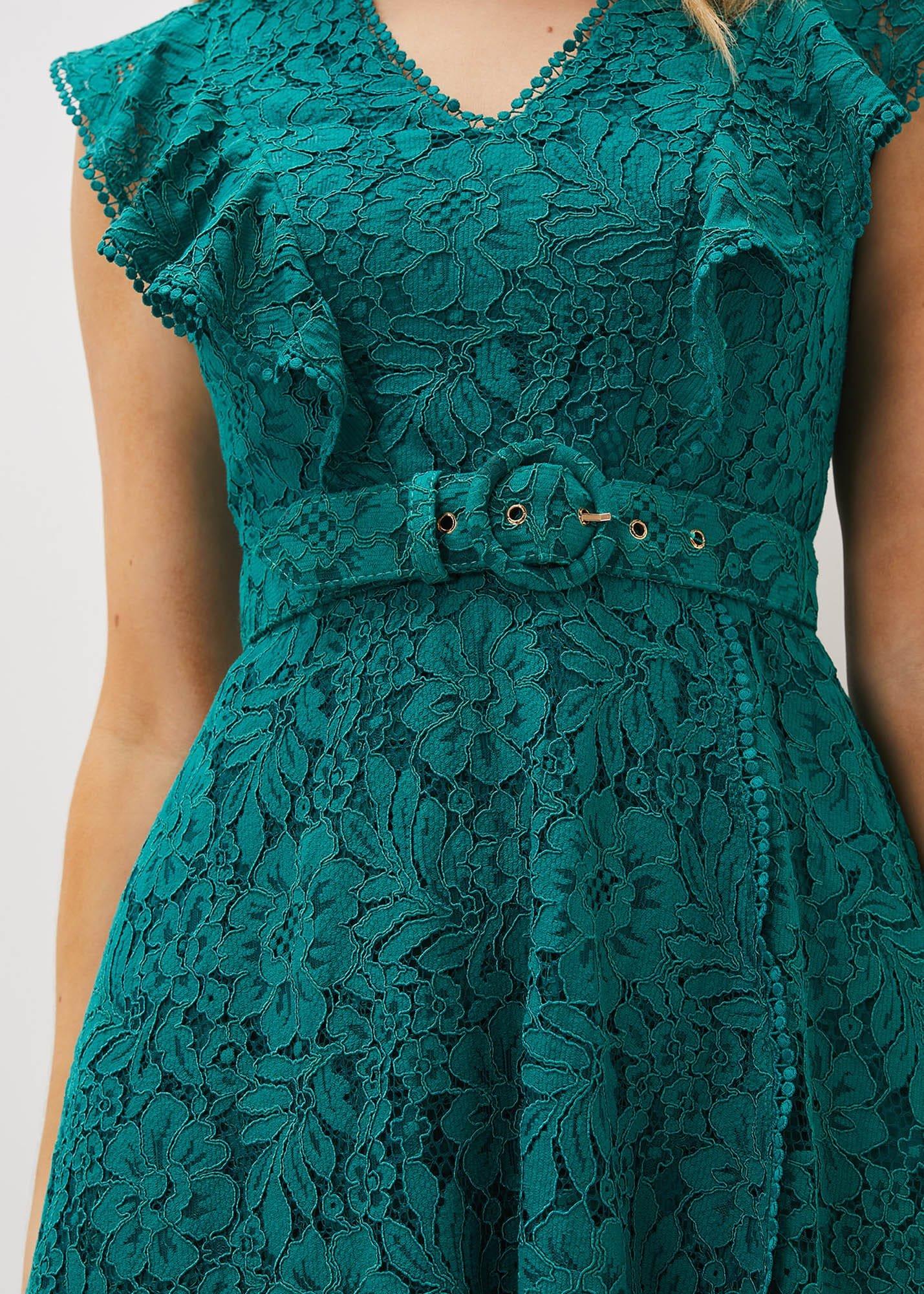 Priya Lace Frill Dress