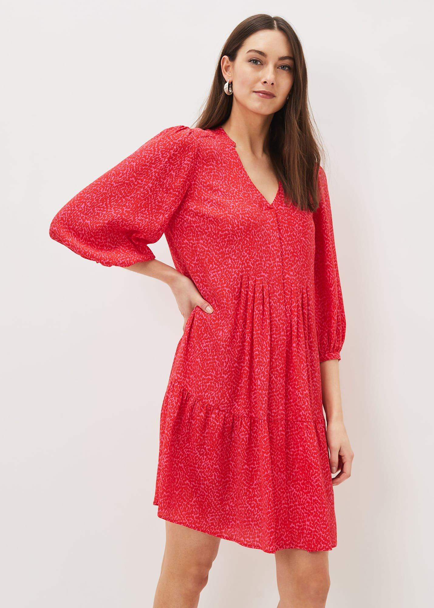 Penele Print Swing Dress
