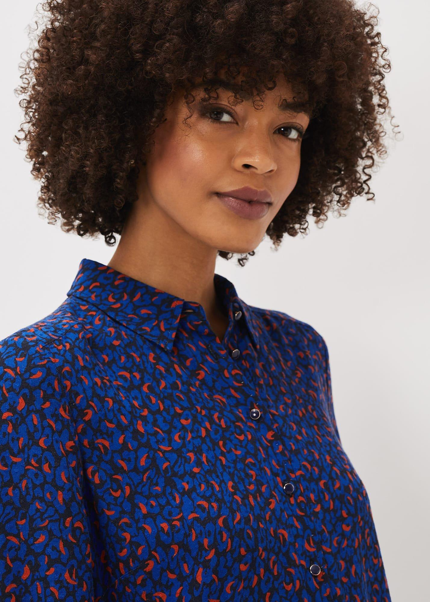 Penelope Animal Print Swing Dress