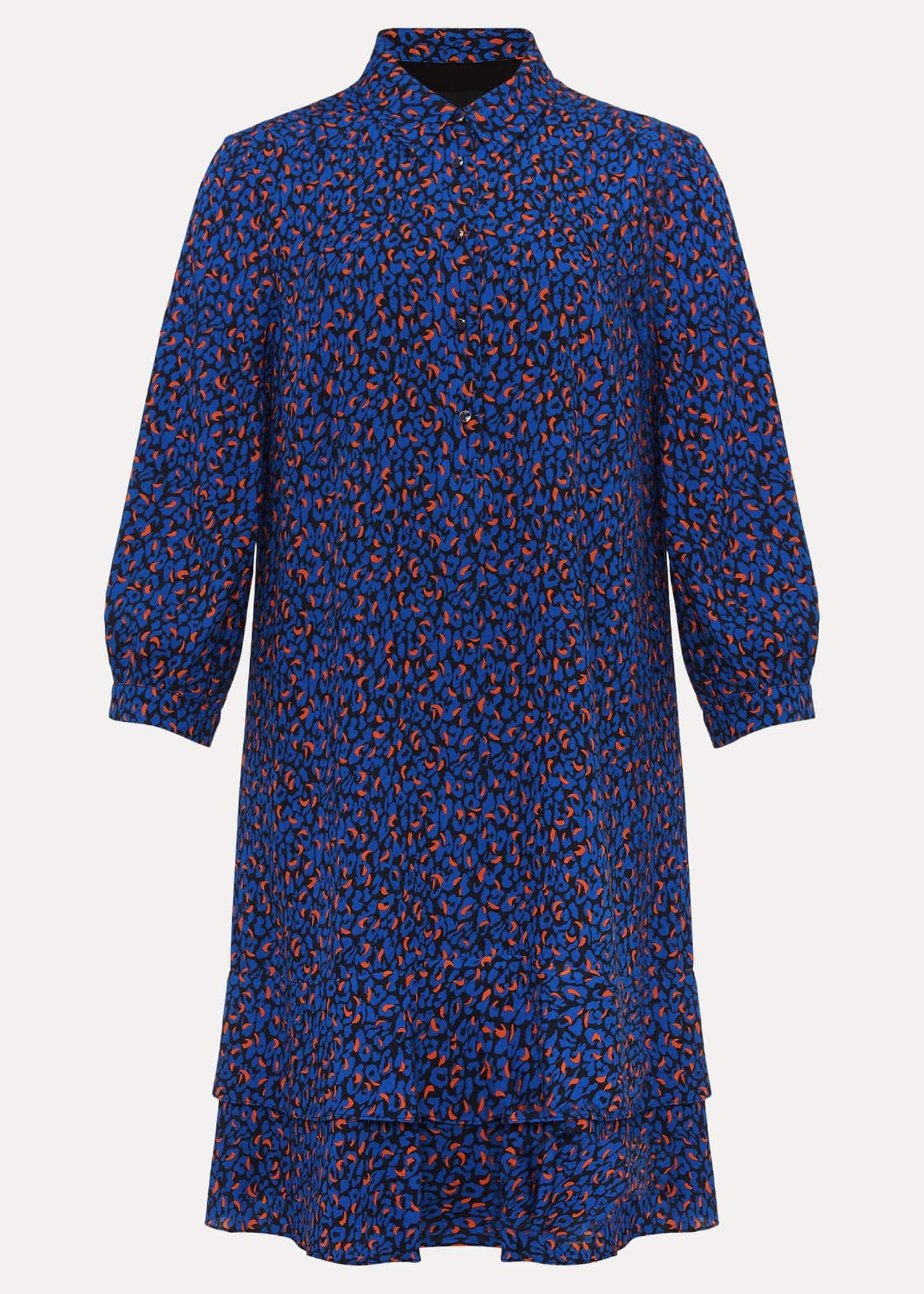 Penelope Animal Print Swing Dress