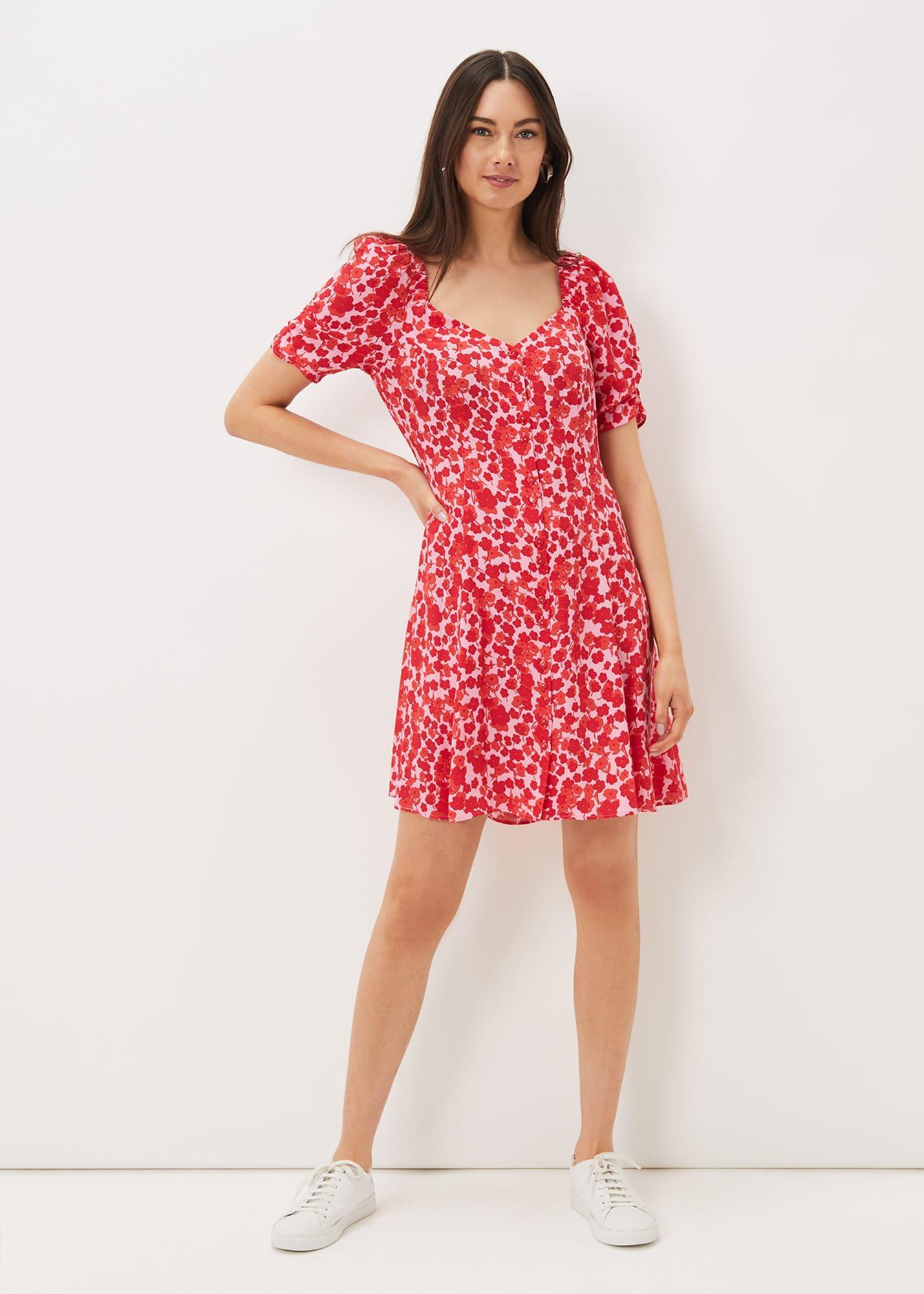 Sheryl Floral Tea Dress