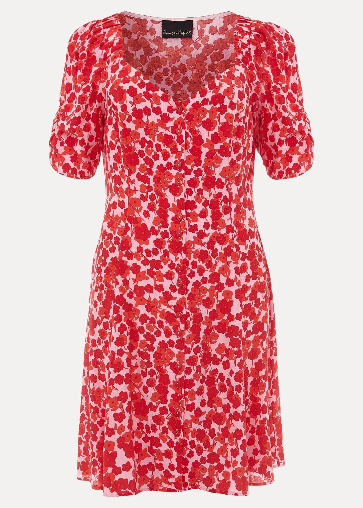 Sheryl Floral Tea Dress