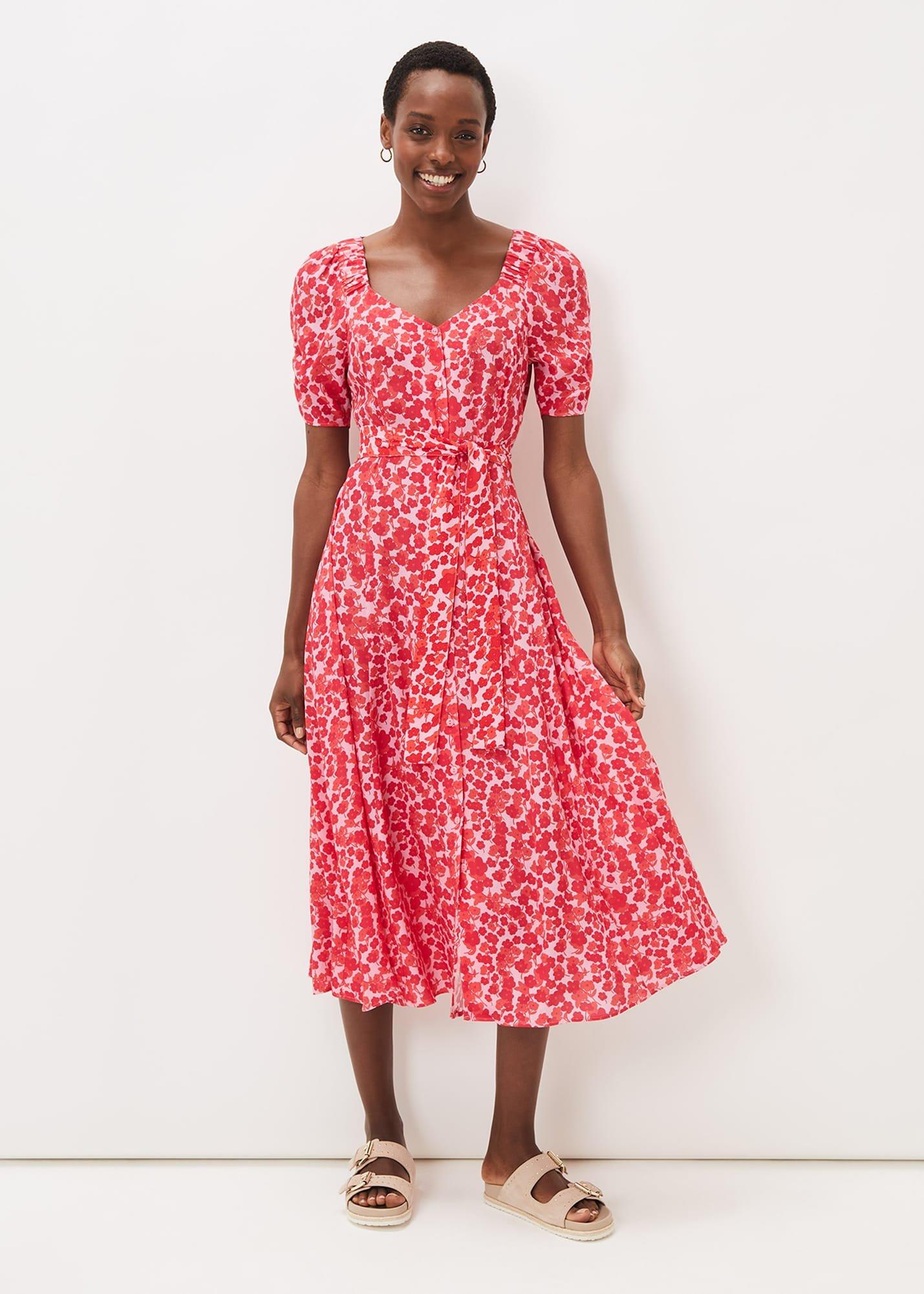 Sheryl Floral Midi Dress