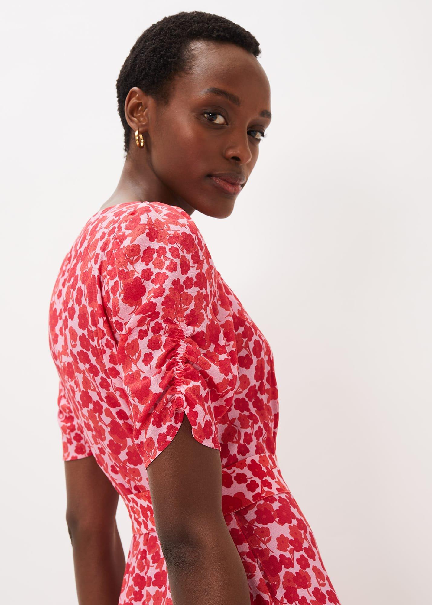 Sheryl Floral Midi Dress