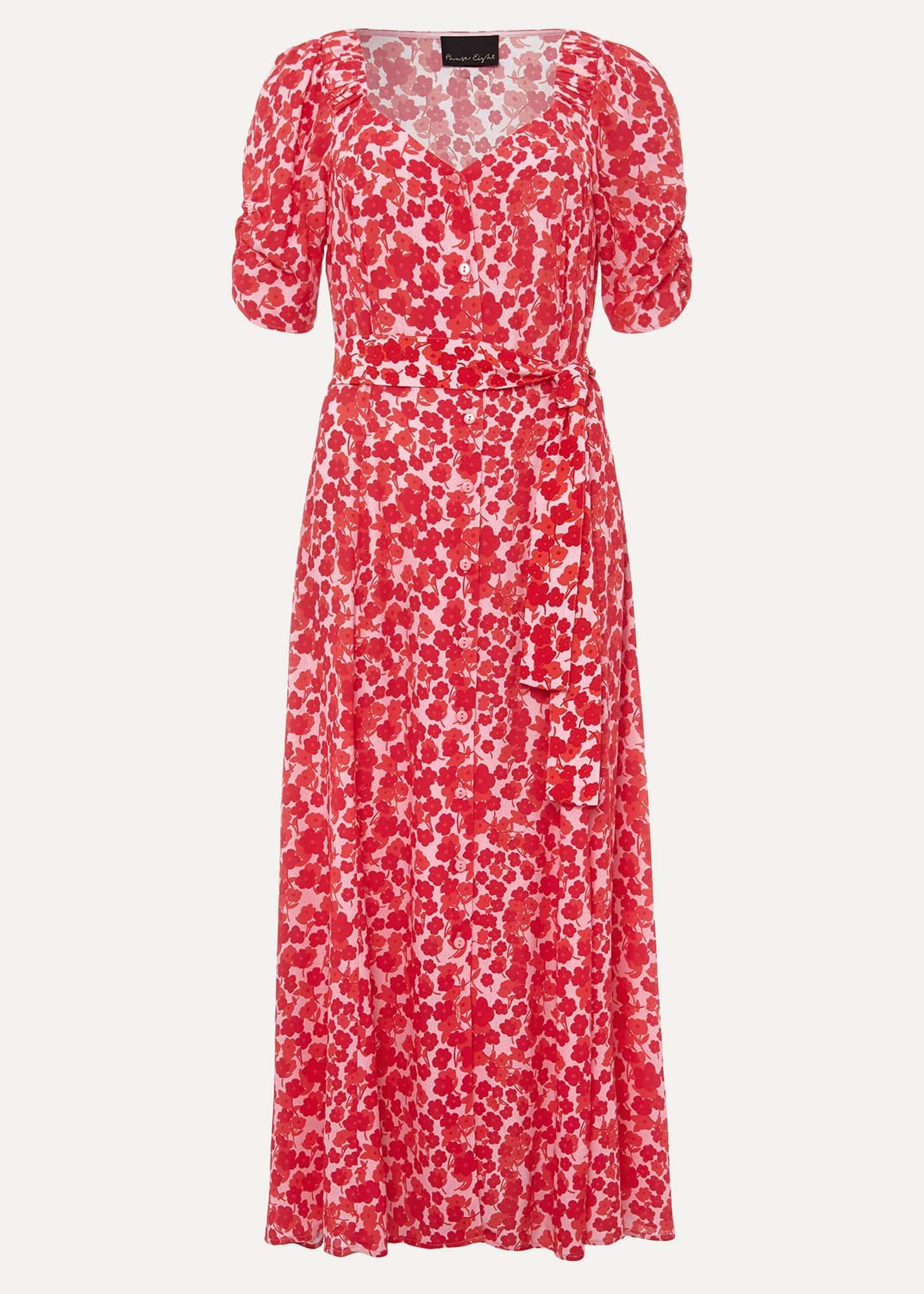 Sheryl Floral Midi Dress