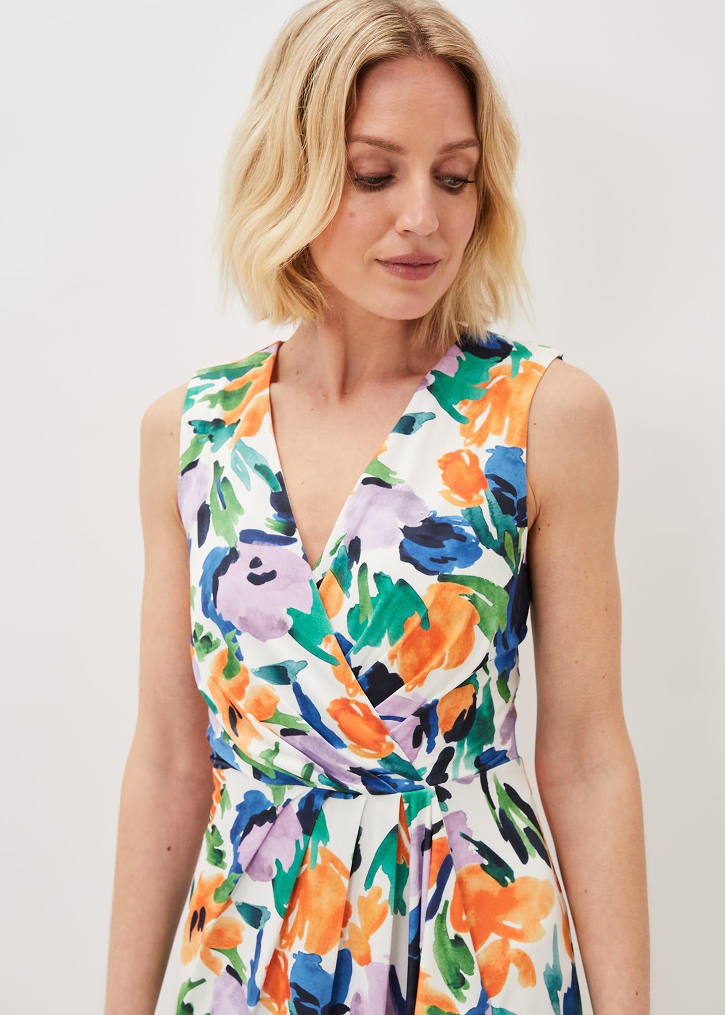 Essie Floral Midi Dress