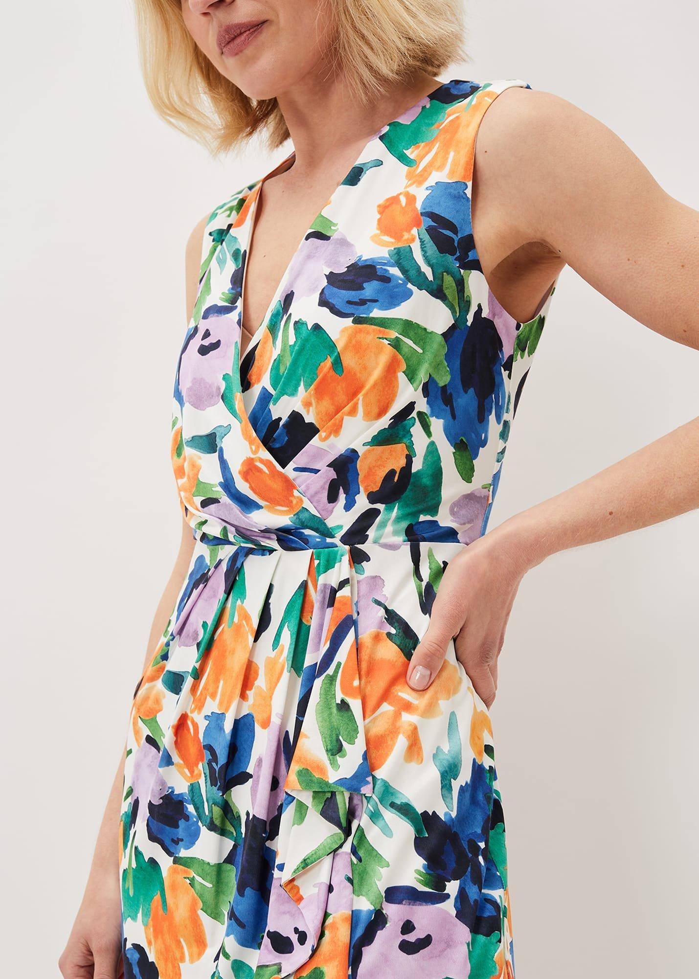 Essie Floral Midi Dress