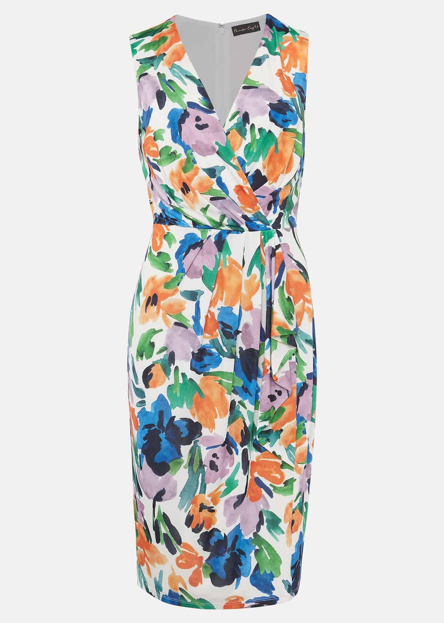 Essie Floral Midi Dress