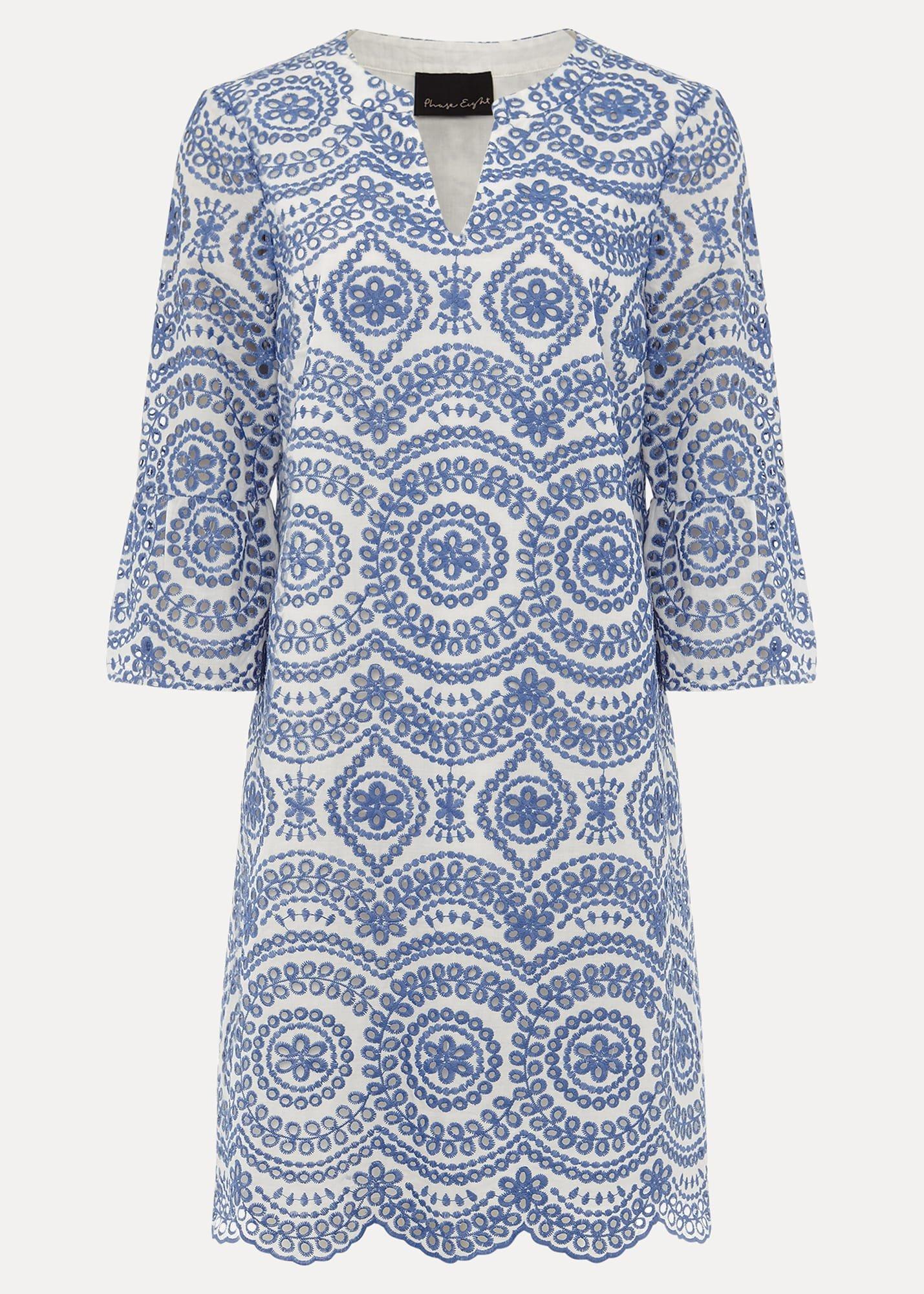Brianne Broderie Shift Dress