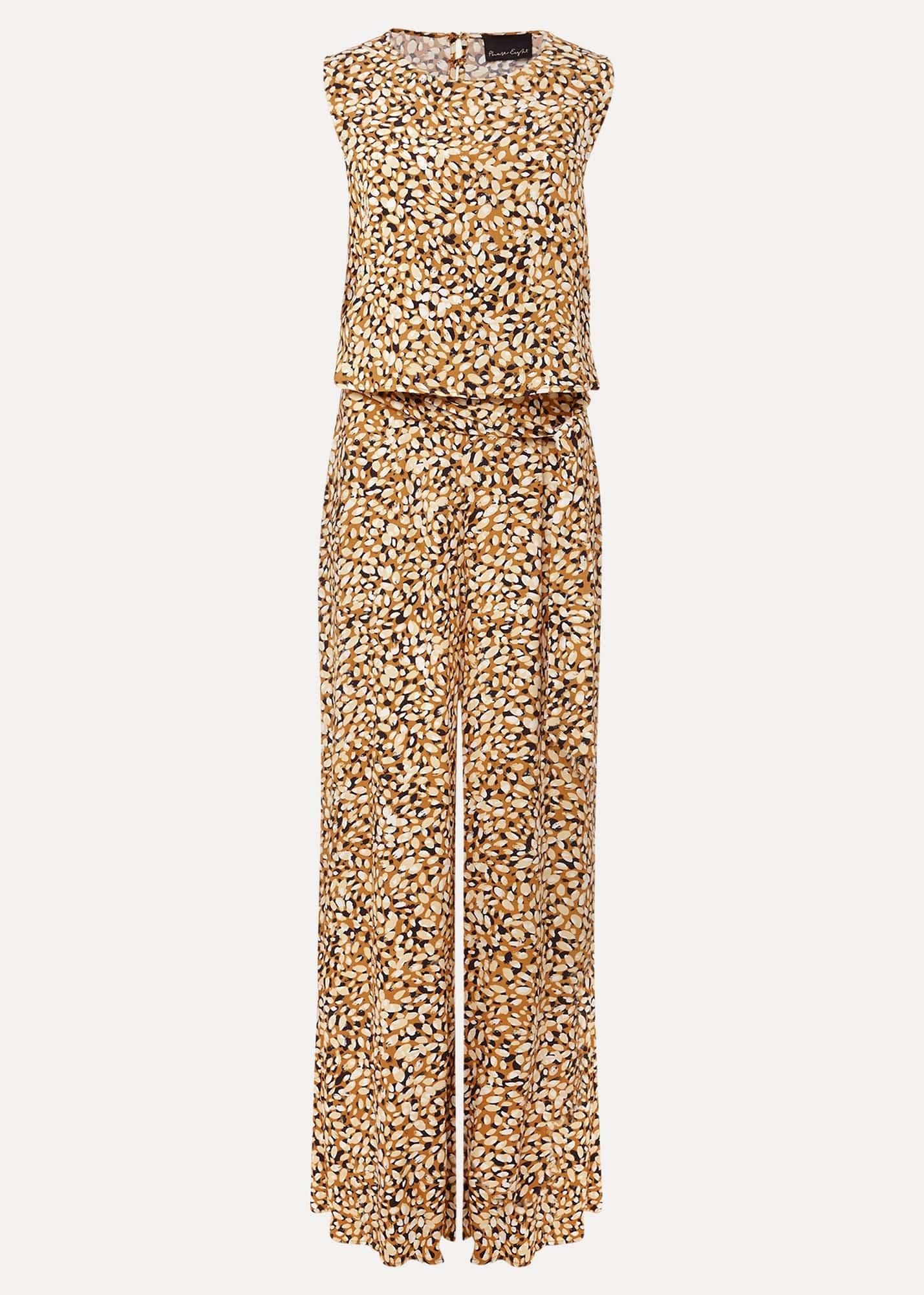 Aubrey Abstract Wide Leg Jumpsuit