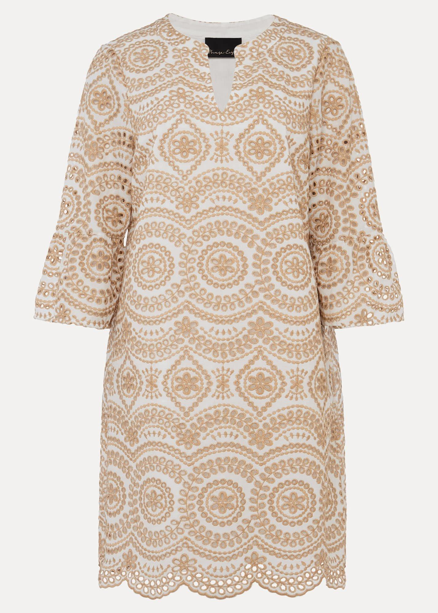 Brianne Broderie Shift Dress
