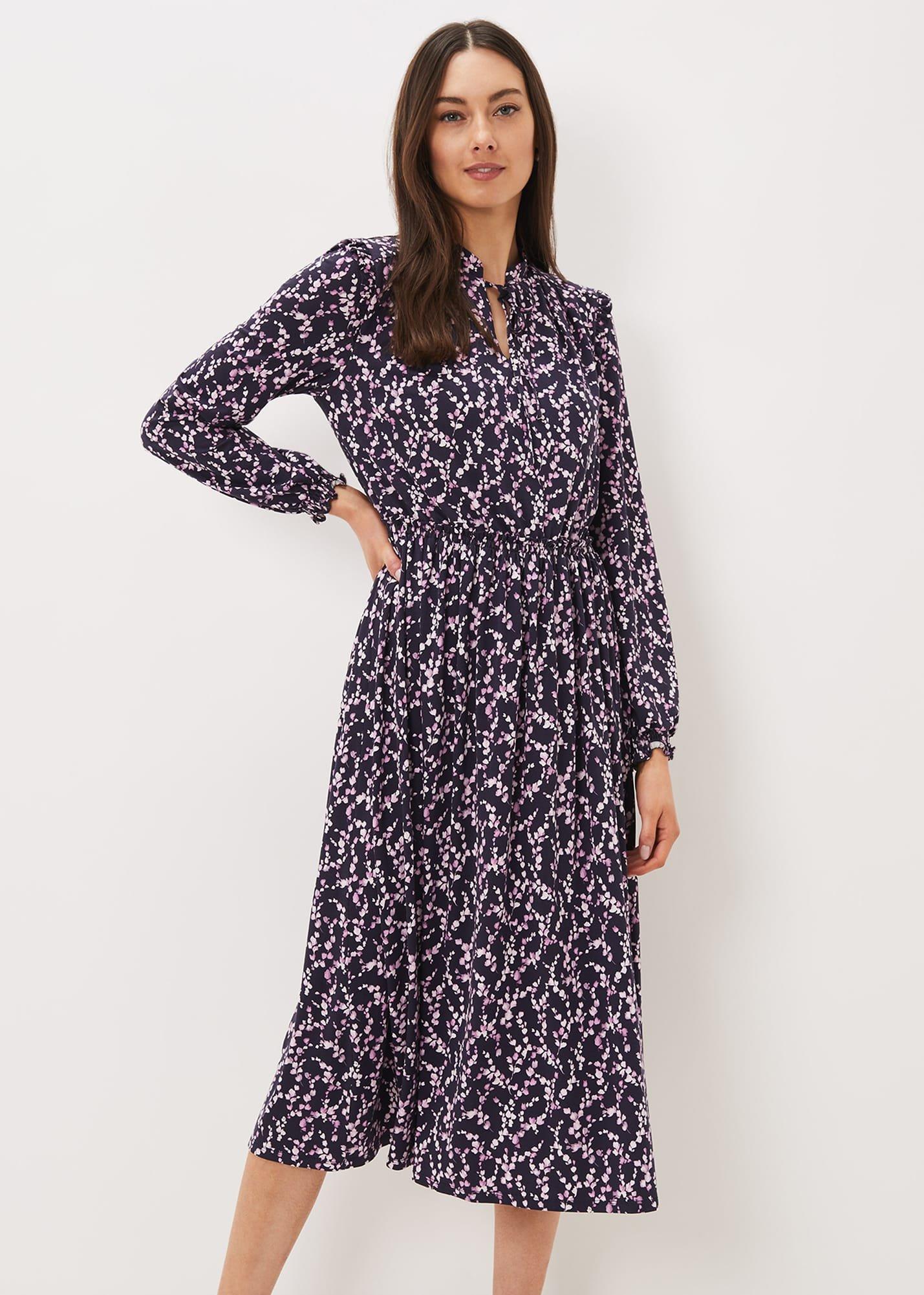 Shay Floral Midi Dress