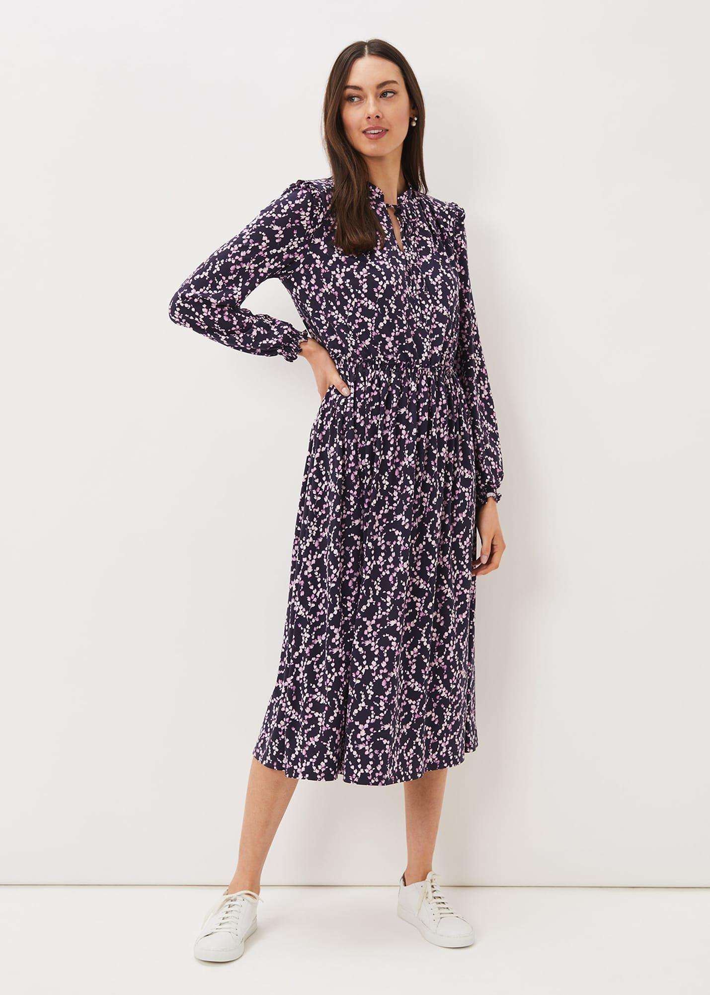 Shay Floral Midi Dress