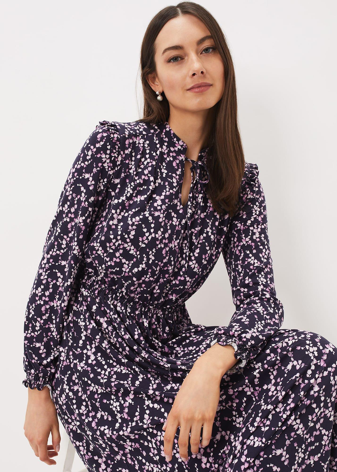 Shay Floral Midi Dress