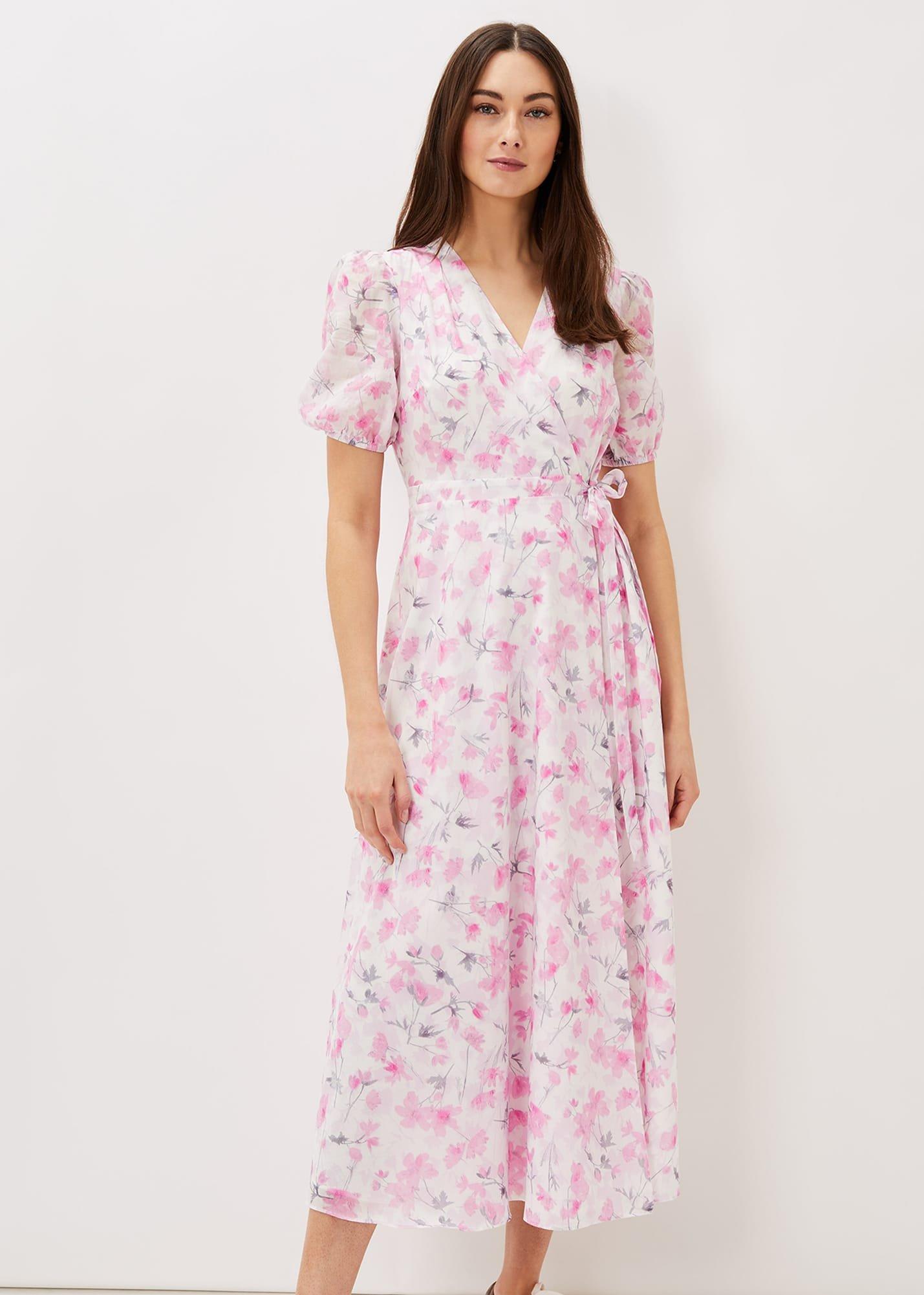 Gabriella Floral Wrap Dress