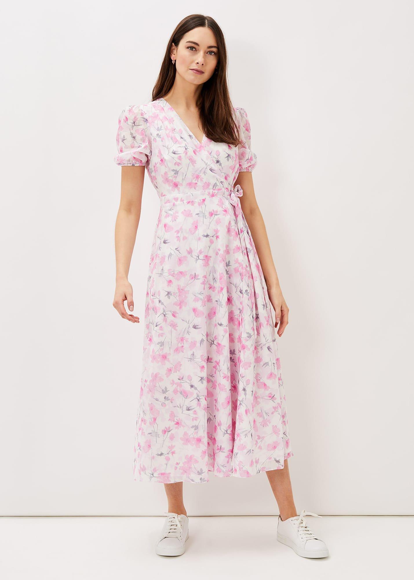 Gabriella Floral Wrap Dress
