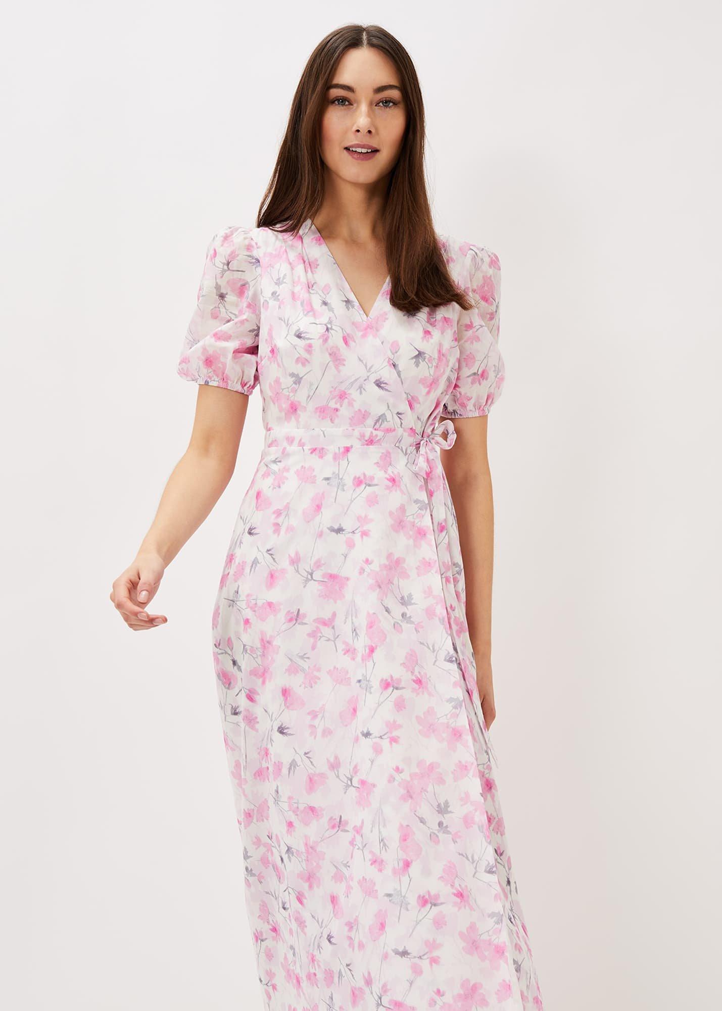 Gabriella Floral Wrap Dress
