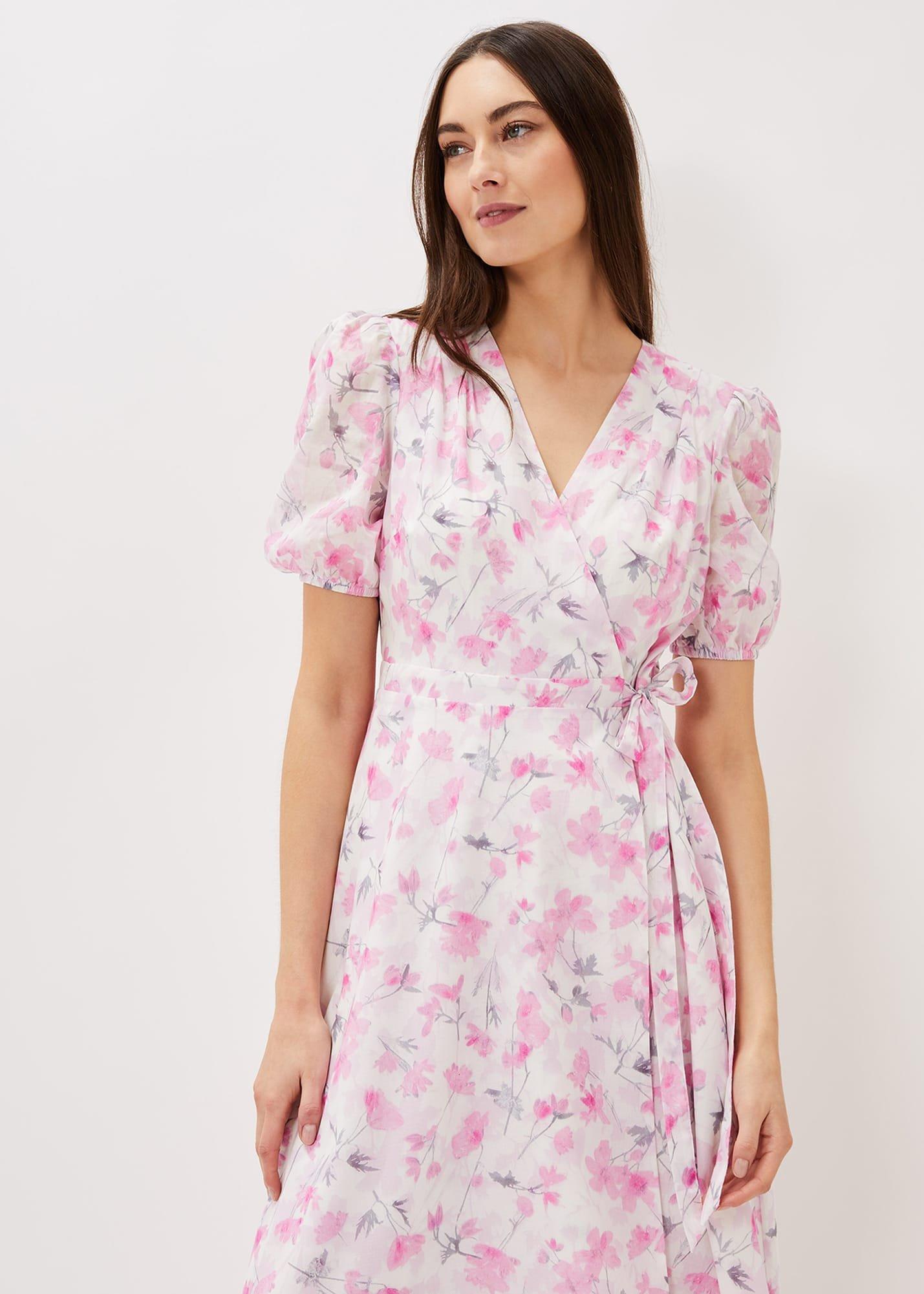 Gabriella Floral Wrap Dress