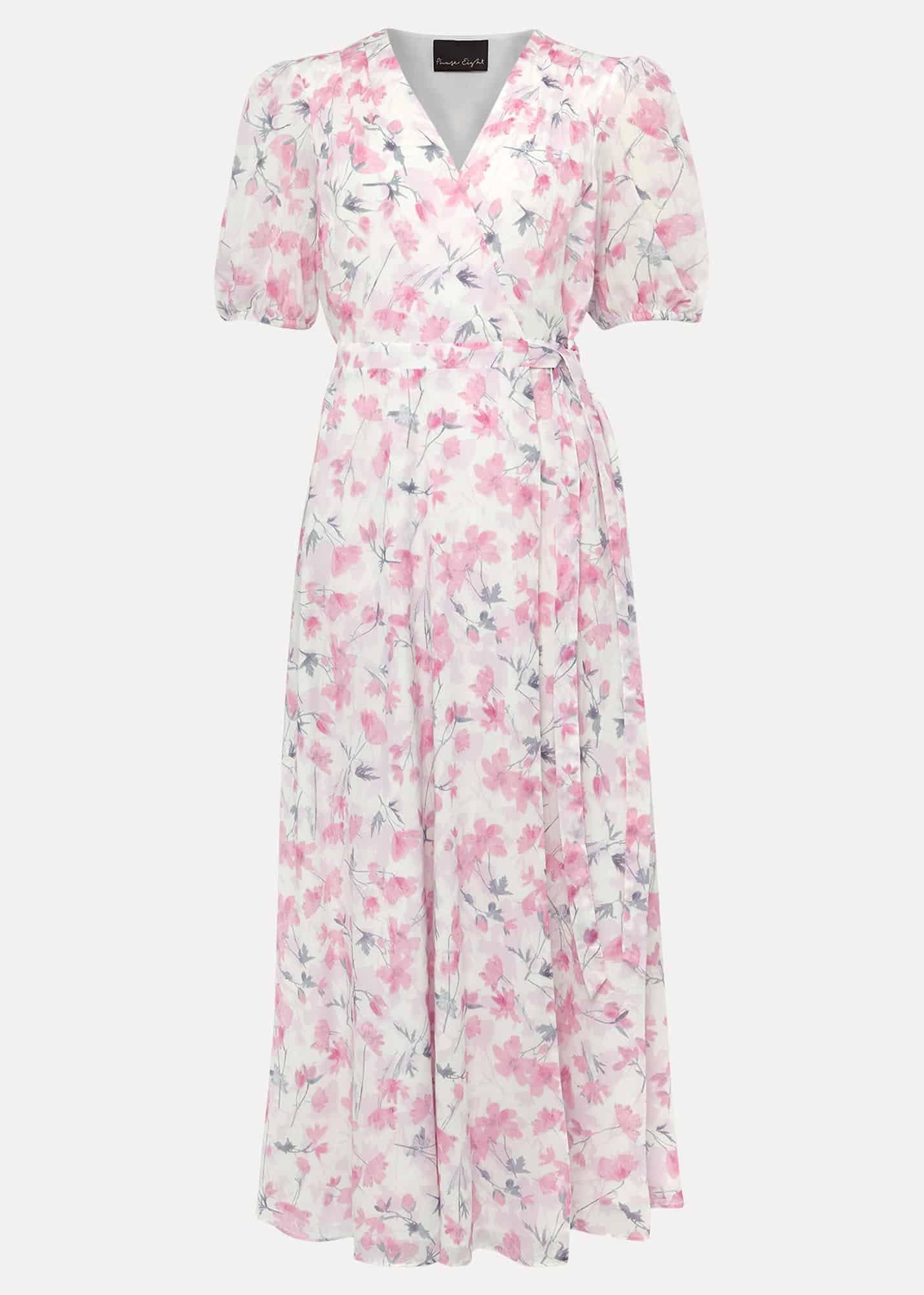 Gabriella Floral Wrap Dress