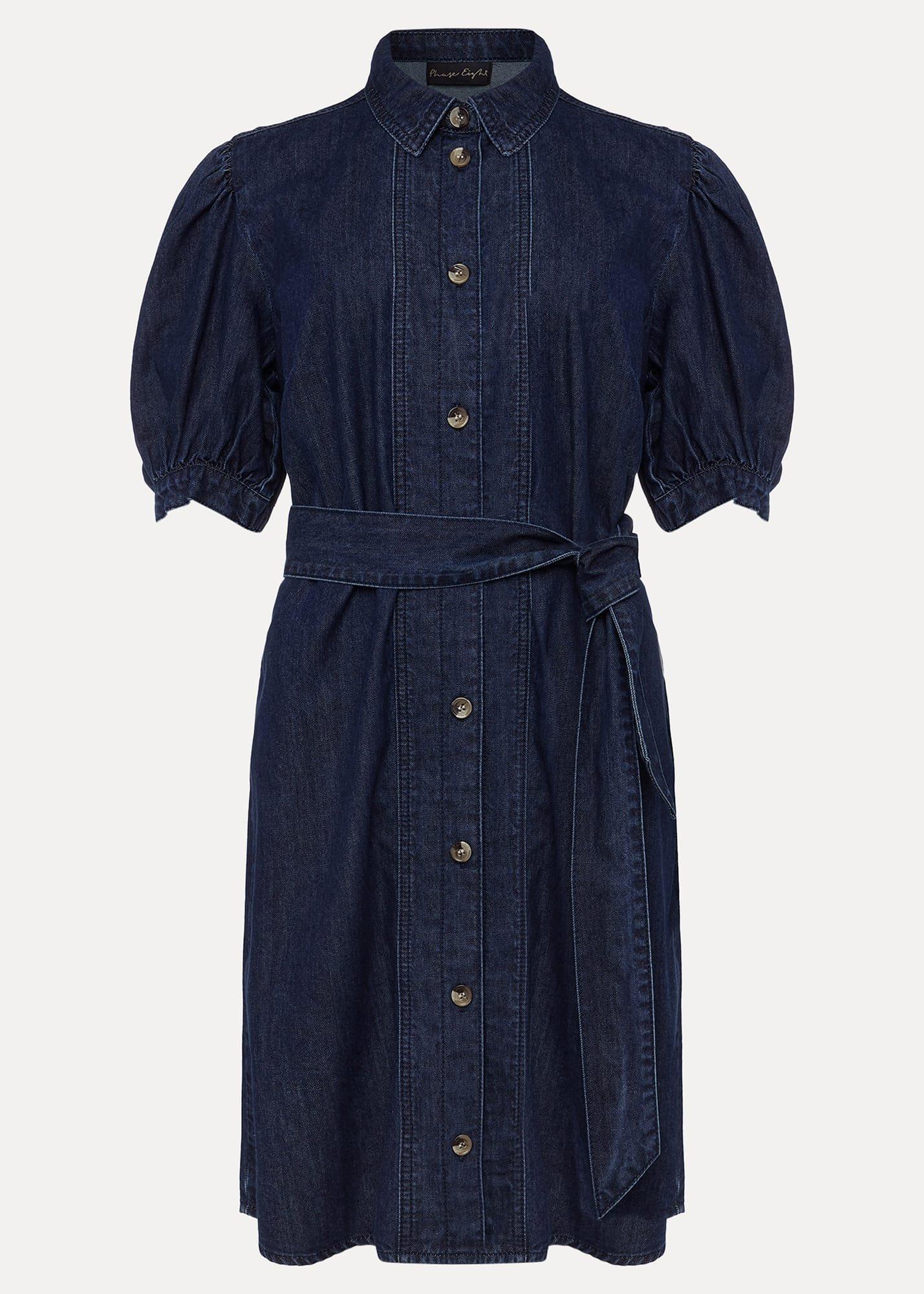 Josephine Denim Puff Sleeve Dress