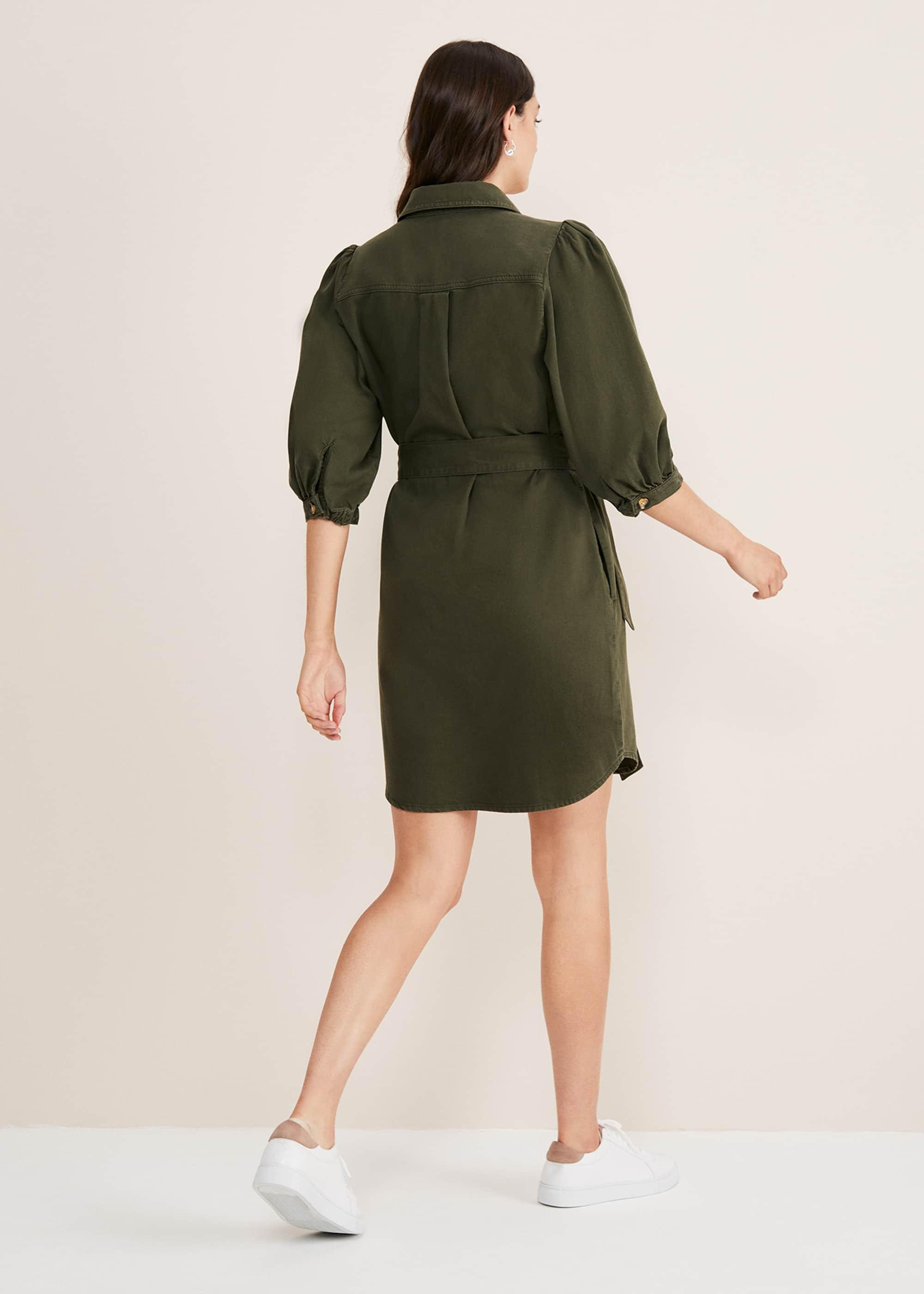 Josephine Denim Puff Sleeve Dress