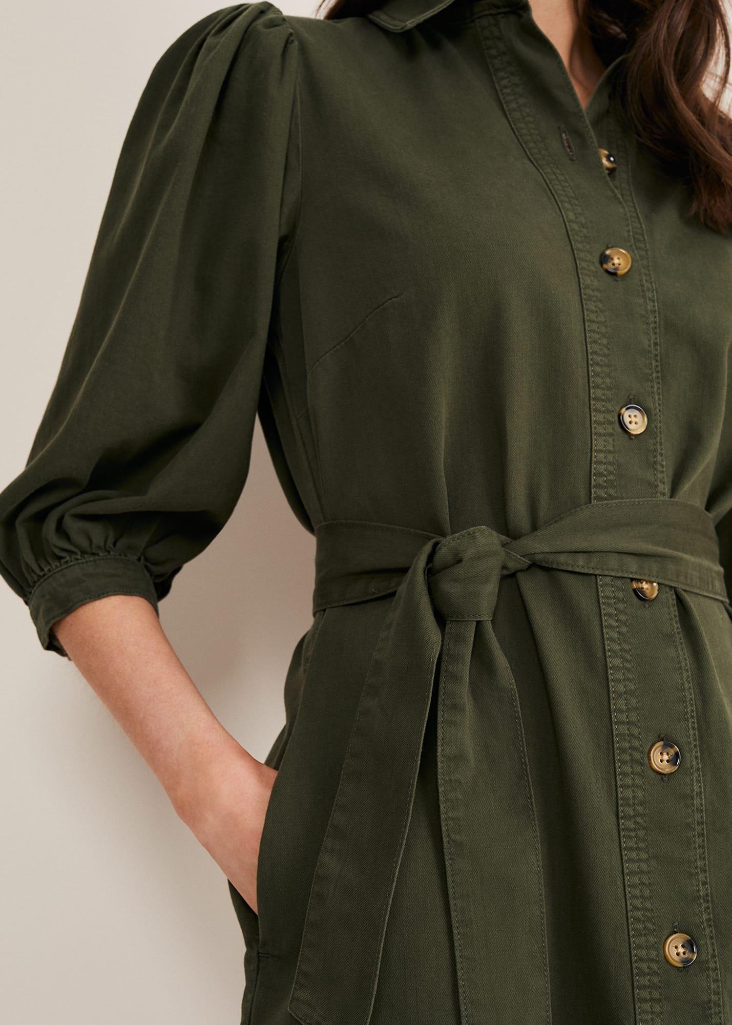 Josephine Denim Puff Sleeve Dress