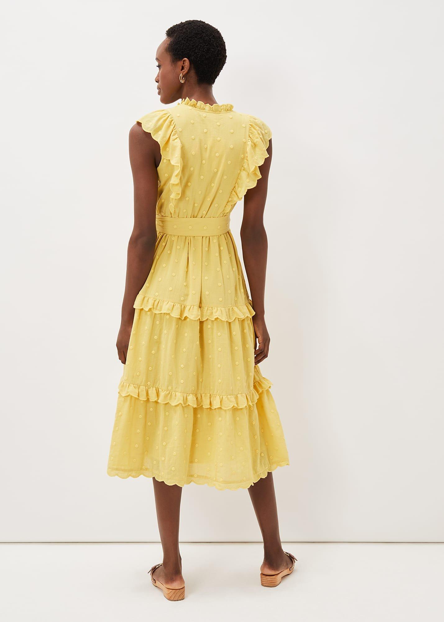 Parissa Cotton Frill Dress