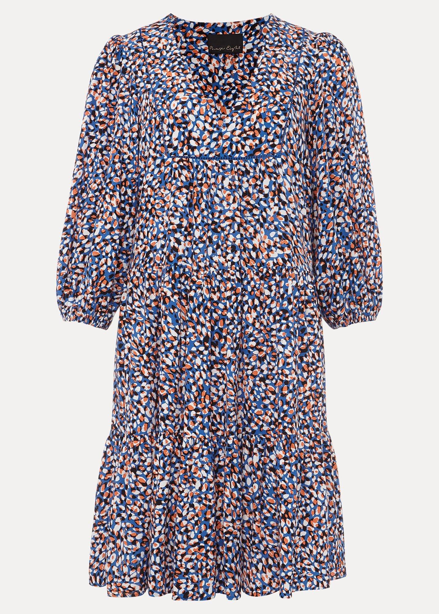 Penele Dotty Print Short Dress