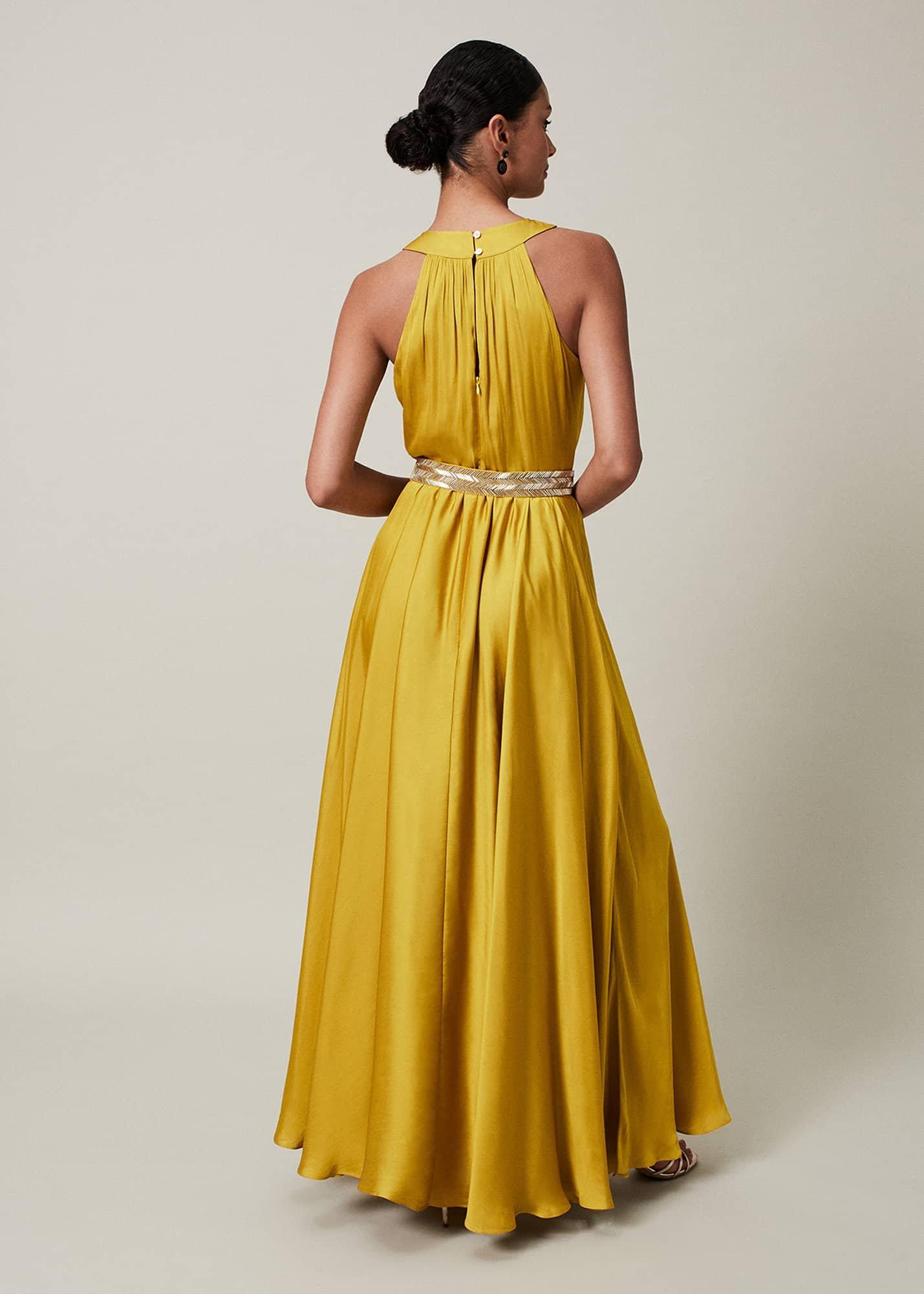 Vanessa Beaded Belt Maxi Dress