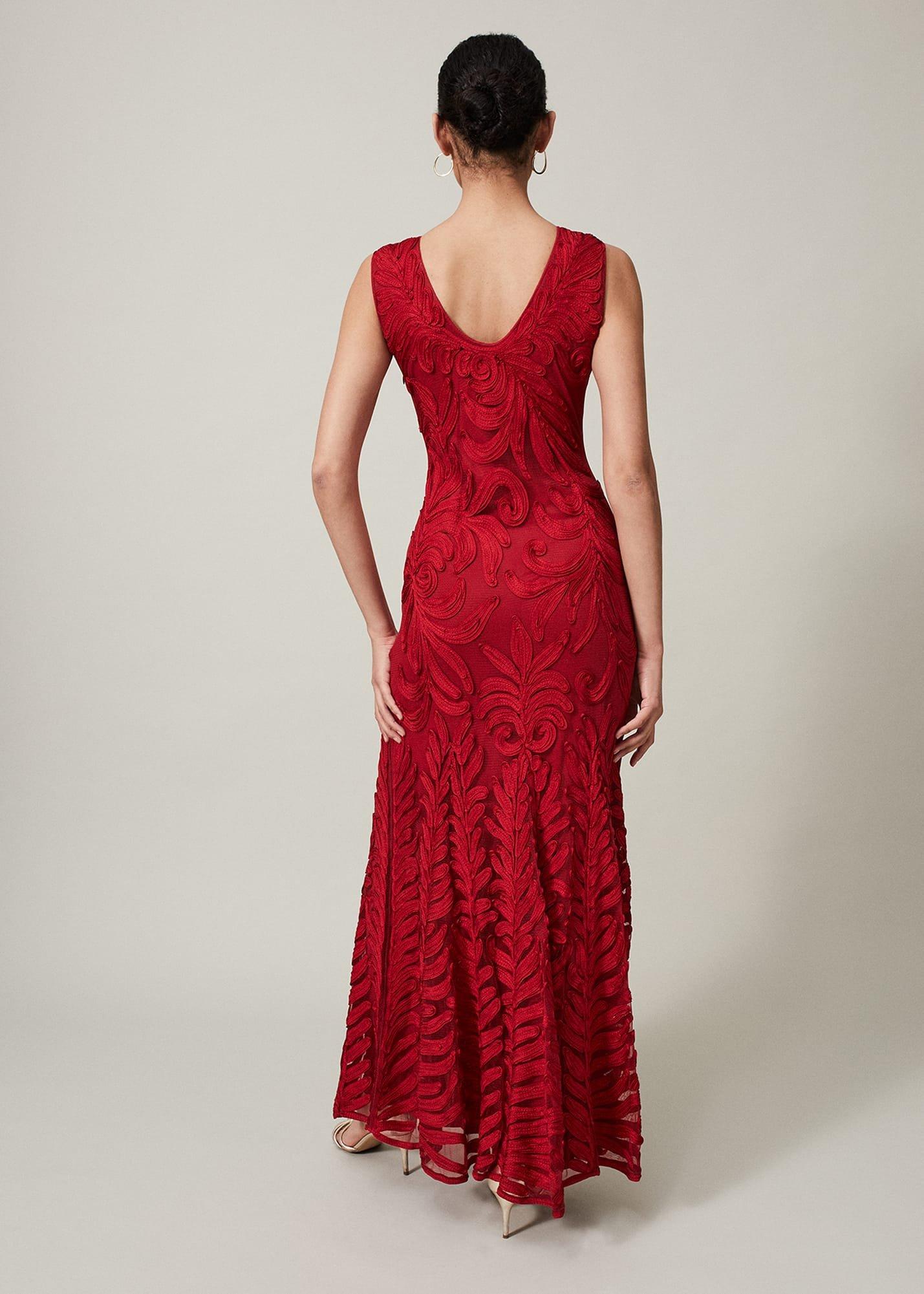 Marigold Tapework Maxi Dress