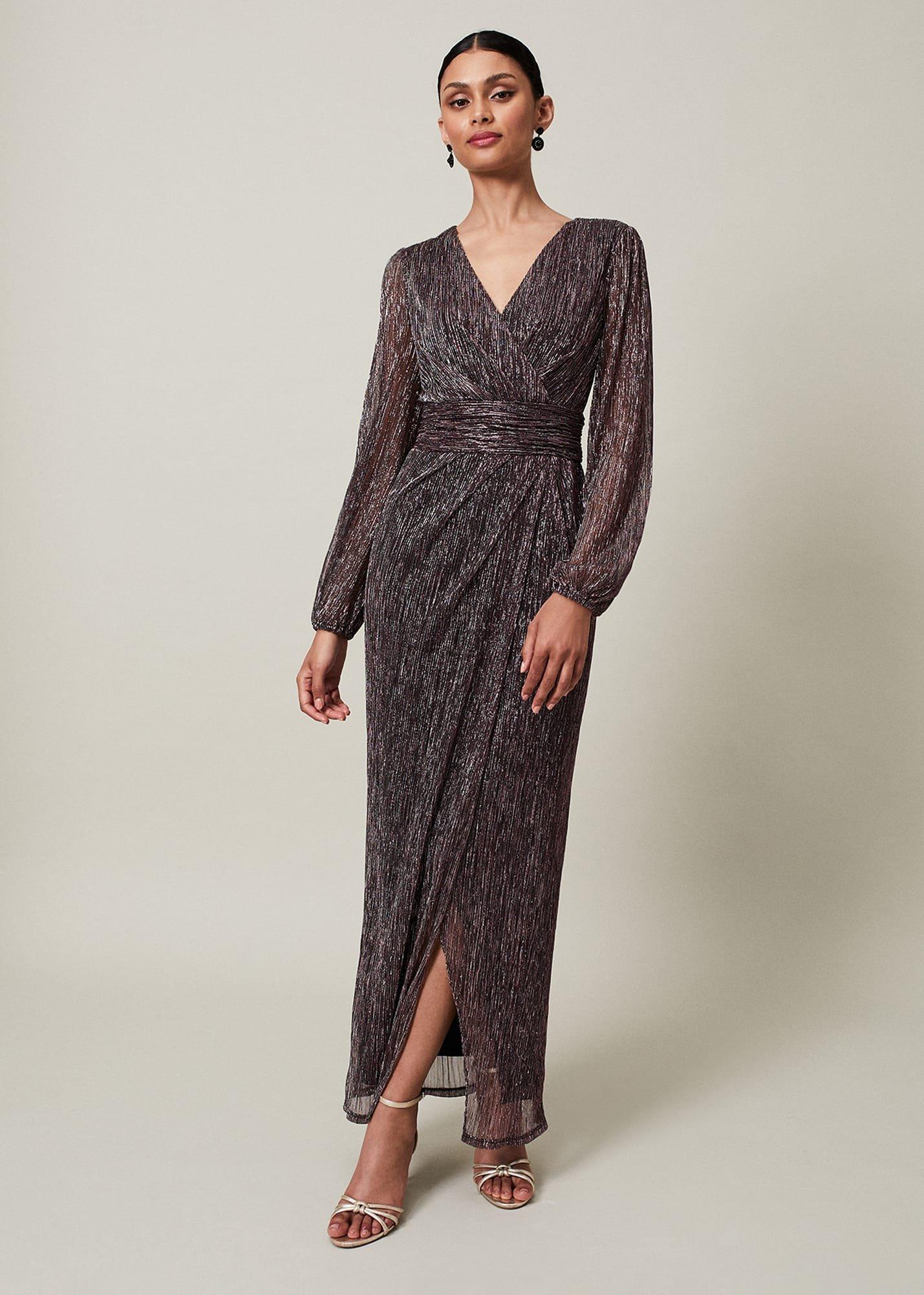 Brielle Shimmer Maxi Dress