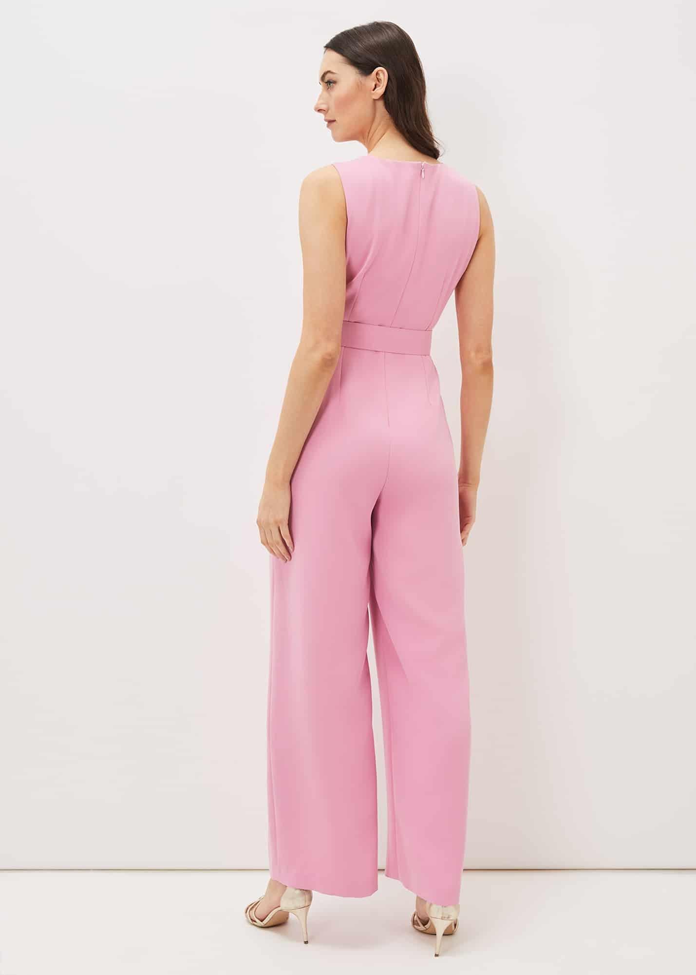 Lissia Pink Wide Leg Jumpsuit