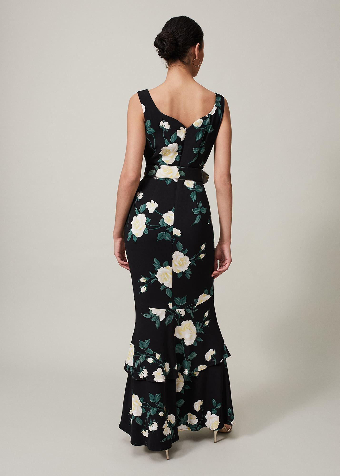 Jazmina Belted Tiered Dress