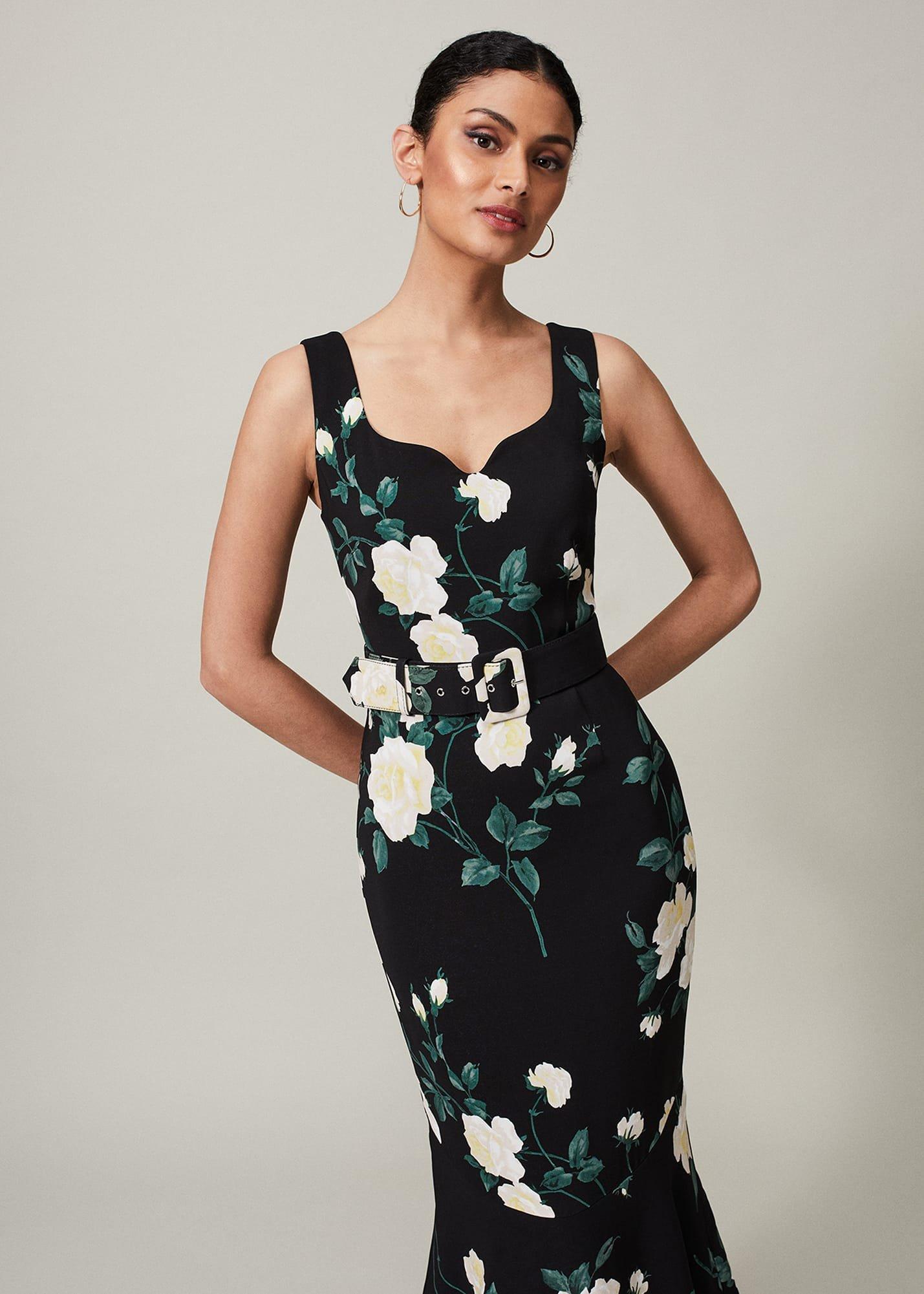 Jazmina Belted Tiered Dress