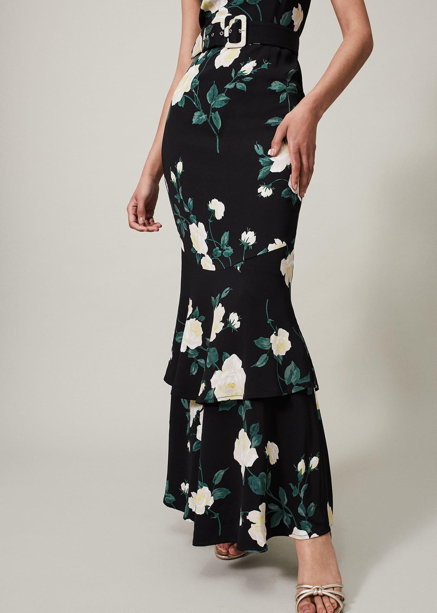 Jazmina Belted Tiered Dress