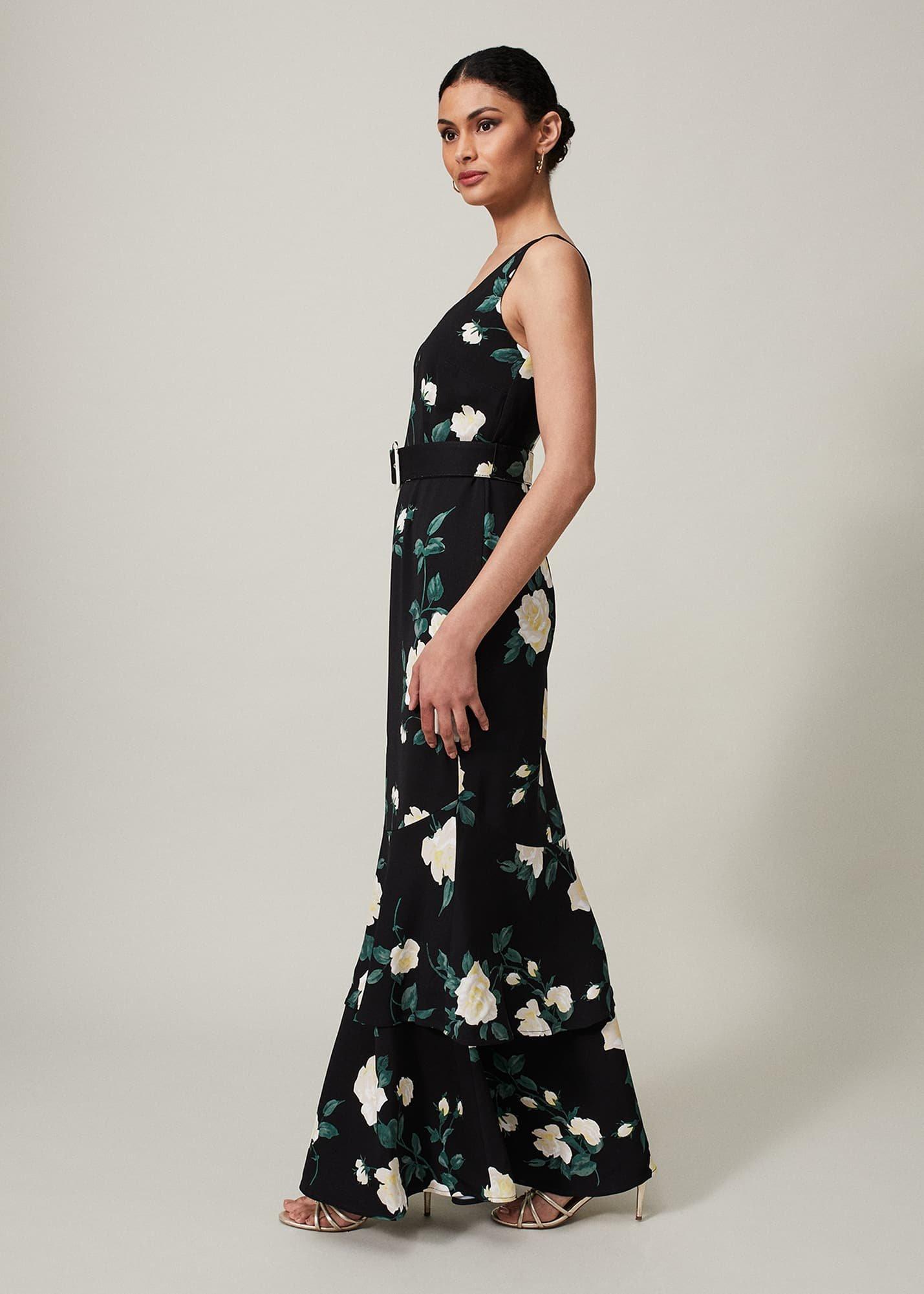 Jazmina Belted Tiered Dress