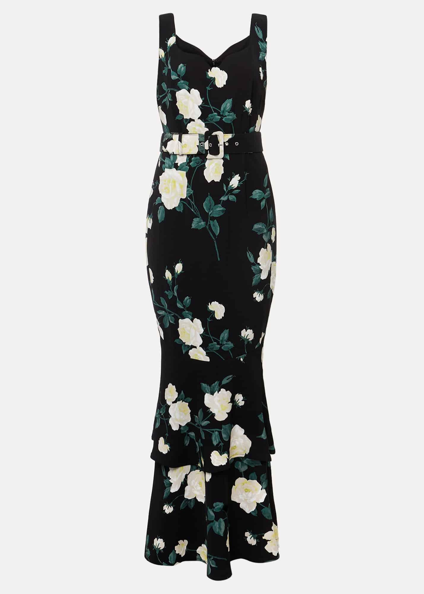 Jazmina Belted Tiered Dress