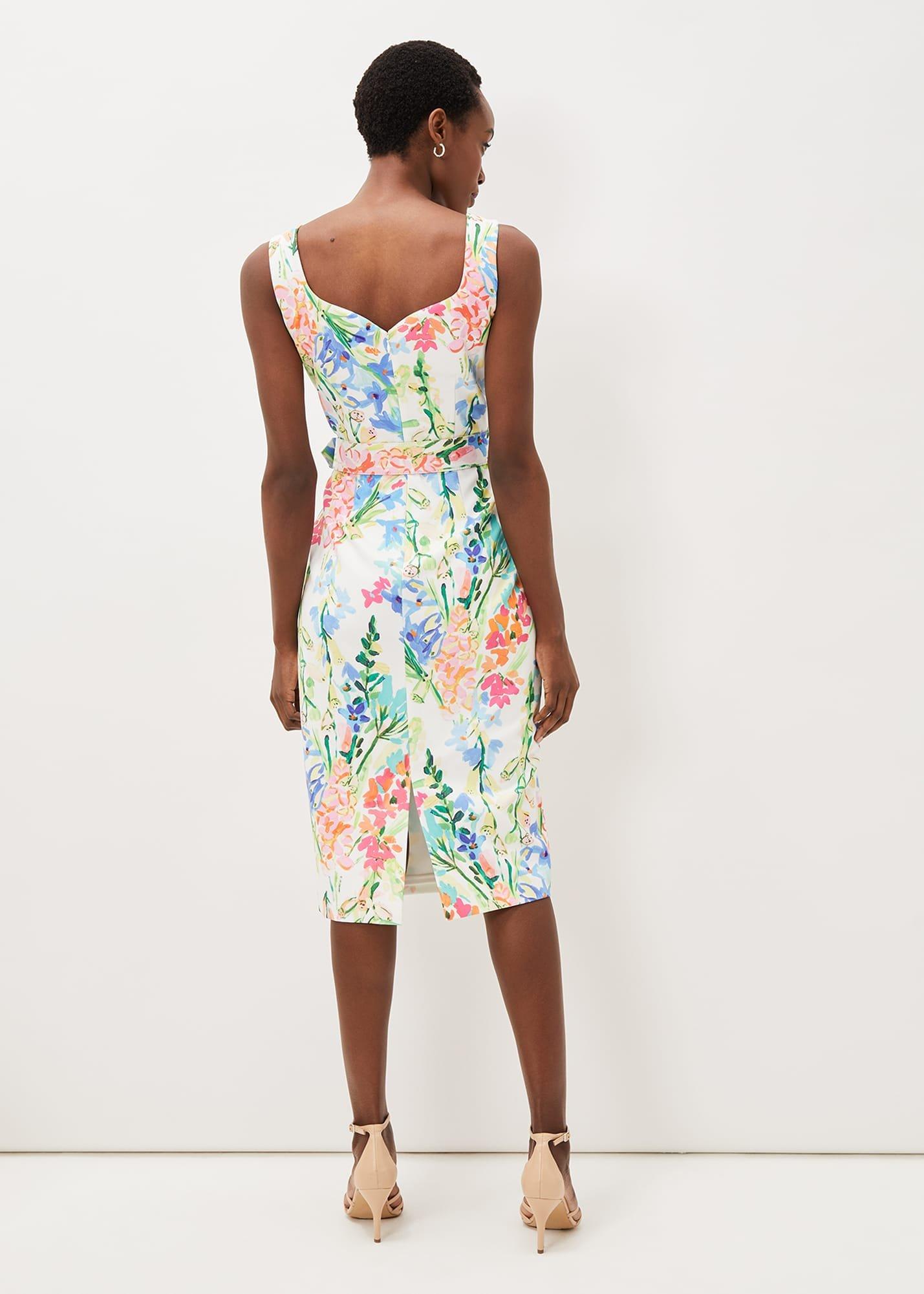 Serina Floral Midi Dress