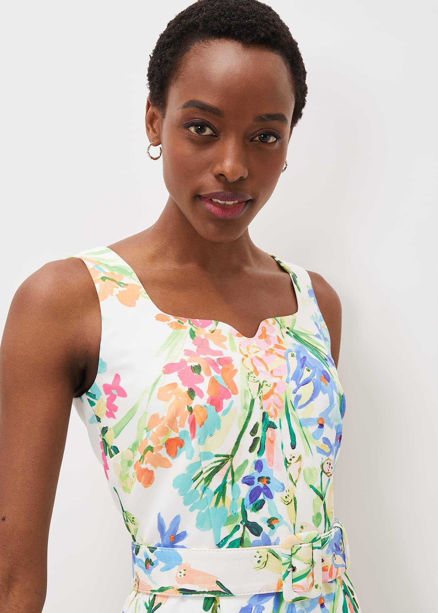 Serina Floral Midi Dress