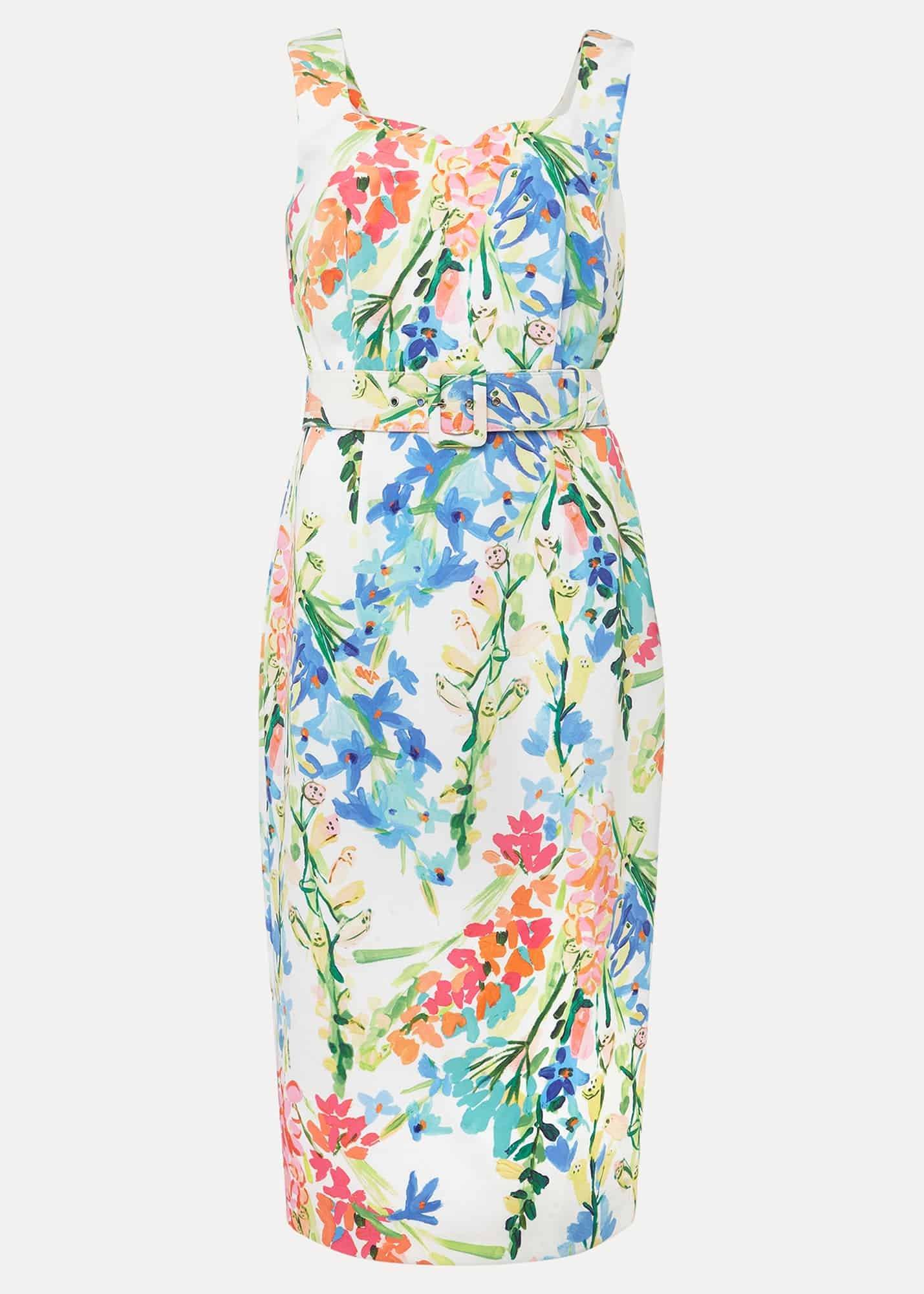 Serina Floral Midi Dress