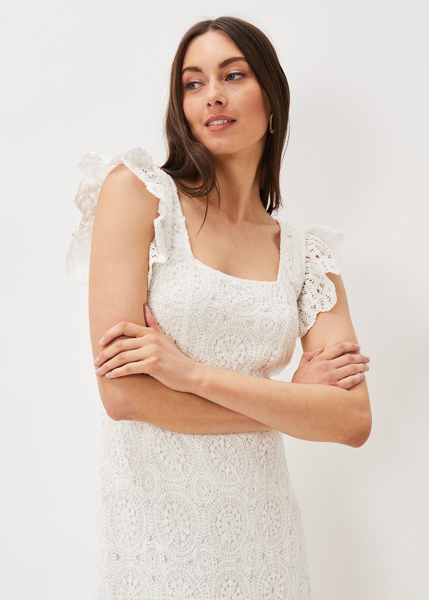 Tamari Crochet Knit Dress