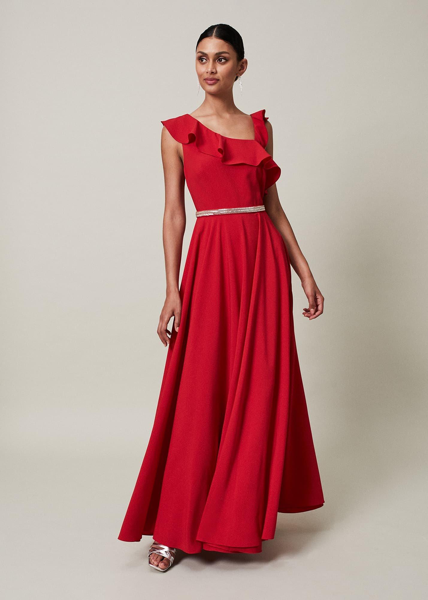 Kimmy Ruffle Embellished Maxi Dress