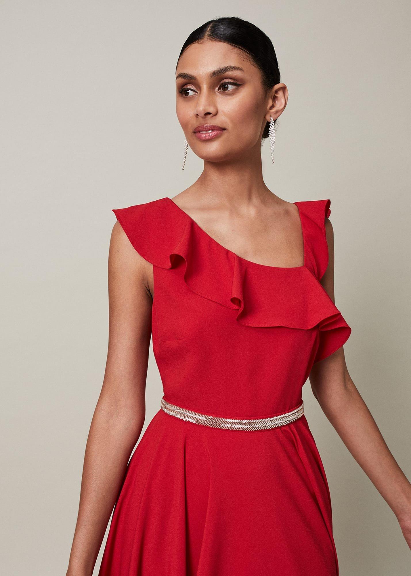 Kimmy Ruffle Embellished Maxi Dress