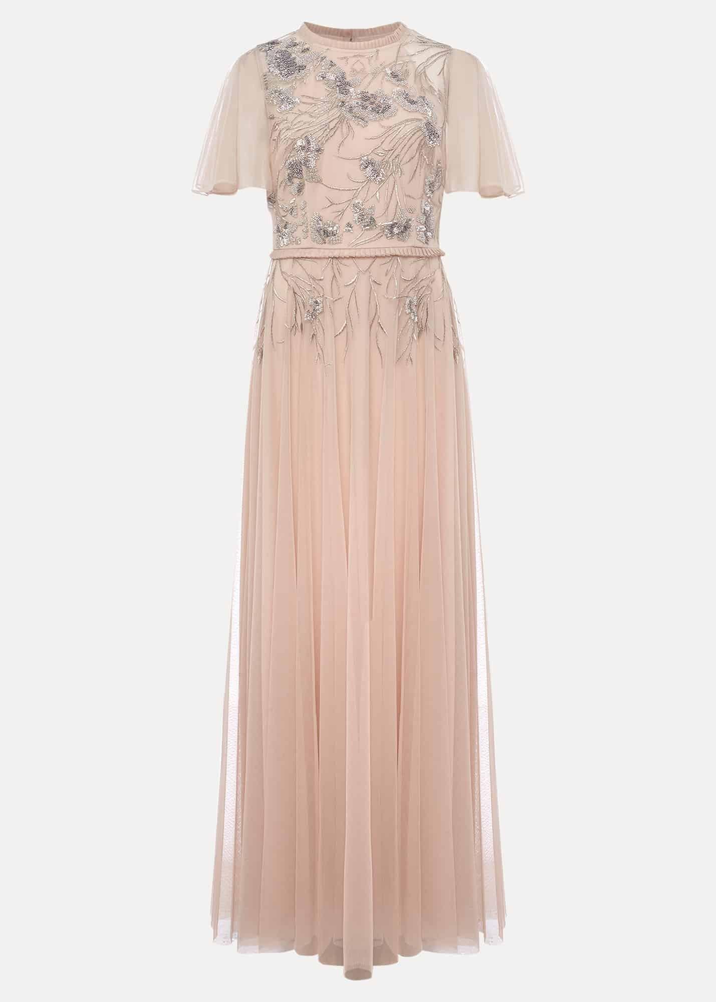 Zena Beaded Tulle Maxi Dress