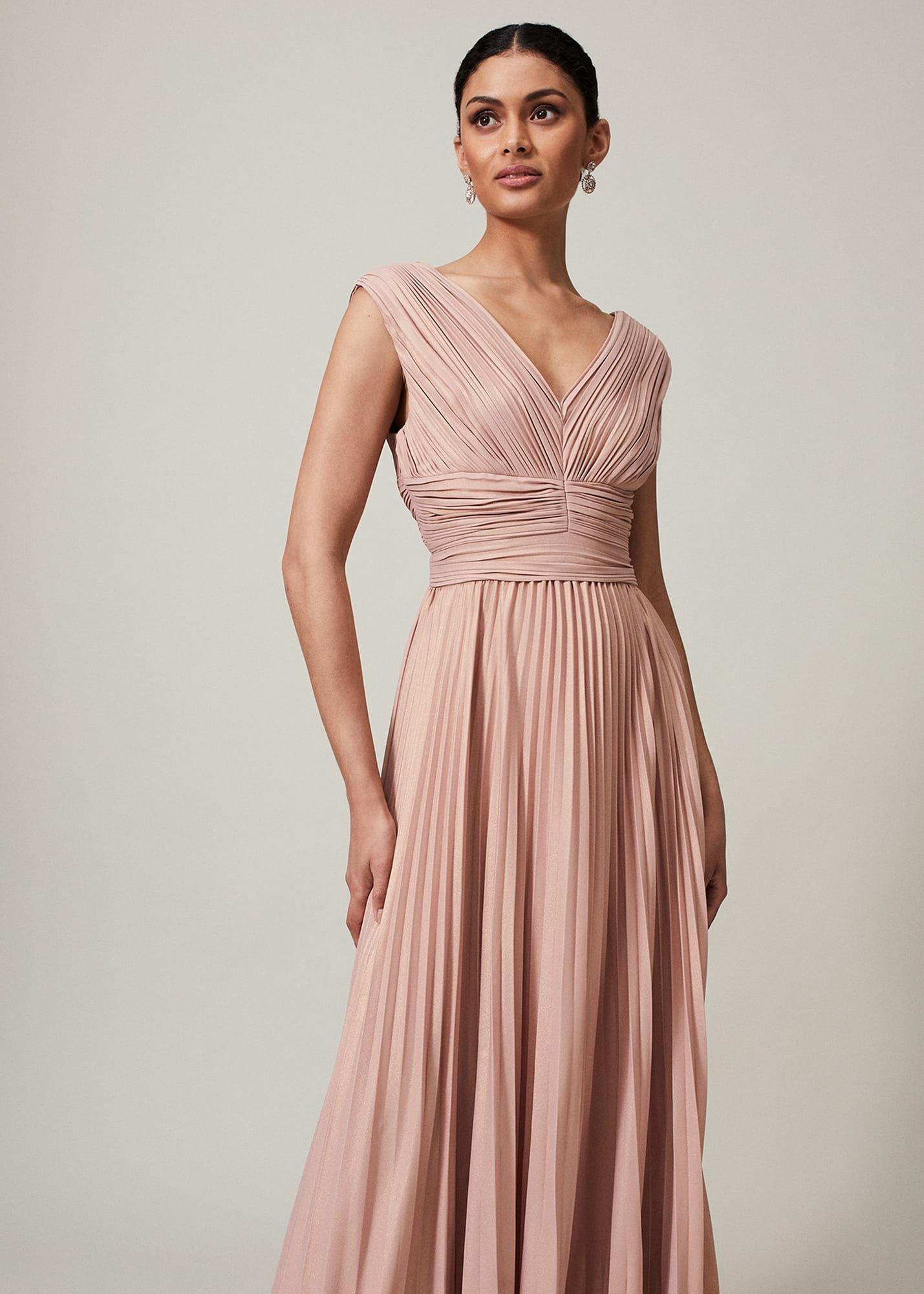 Nelly Pleat Dress