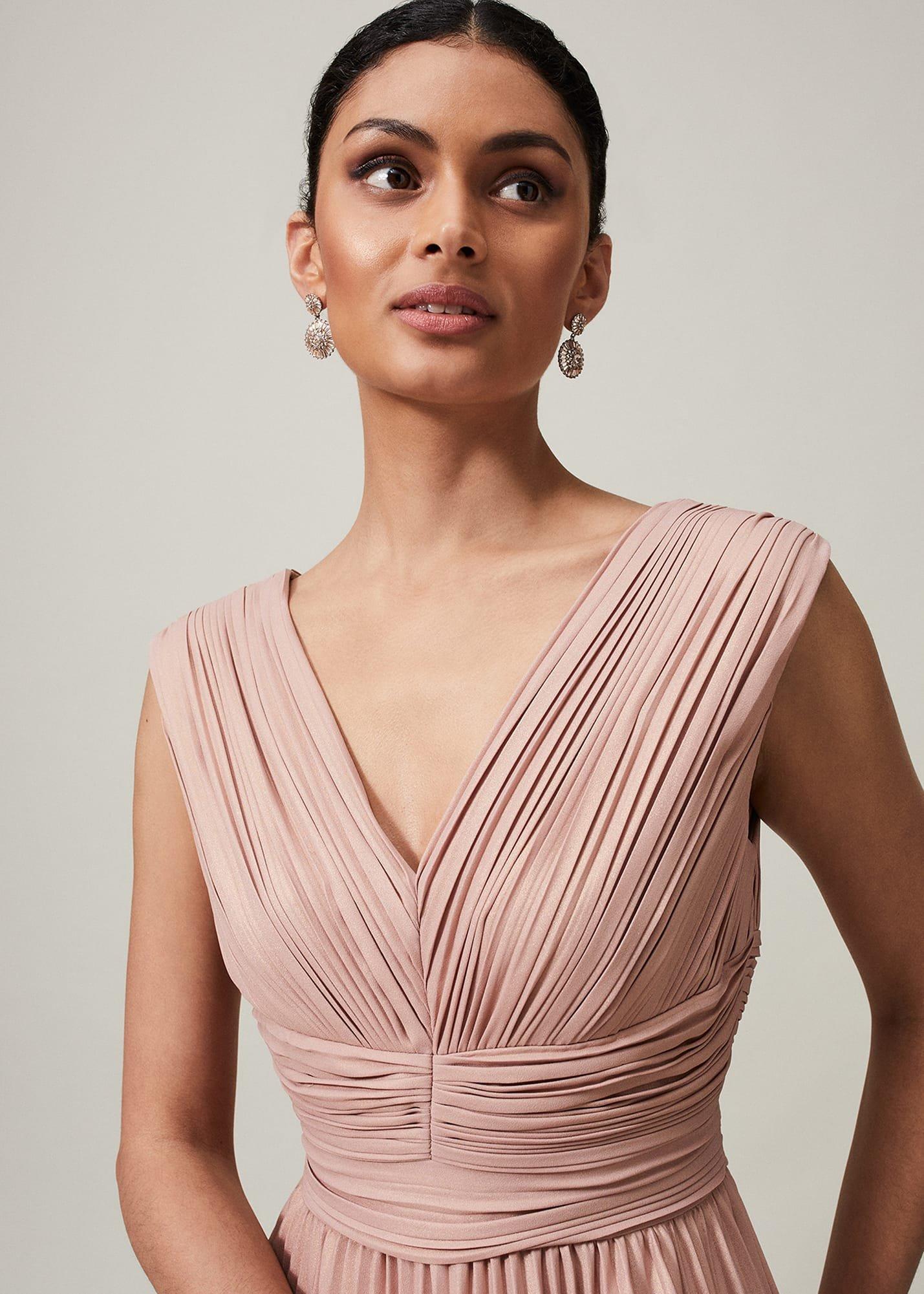 Nelly Pleat Dress