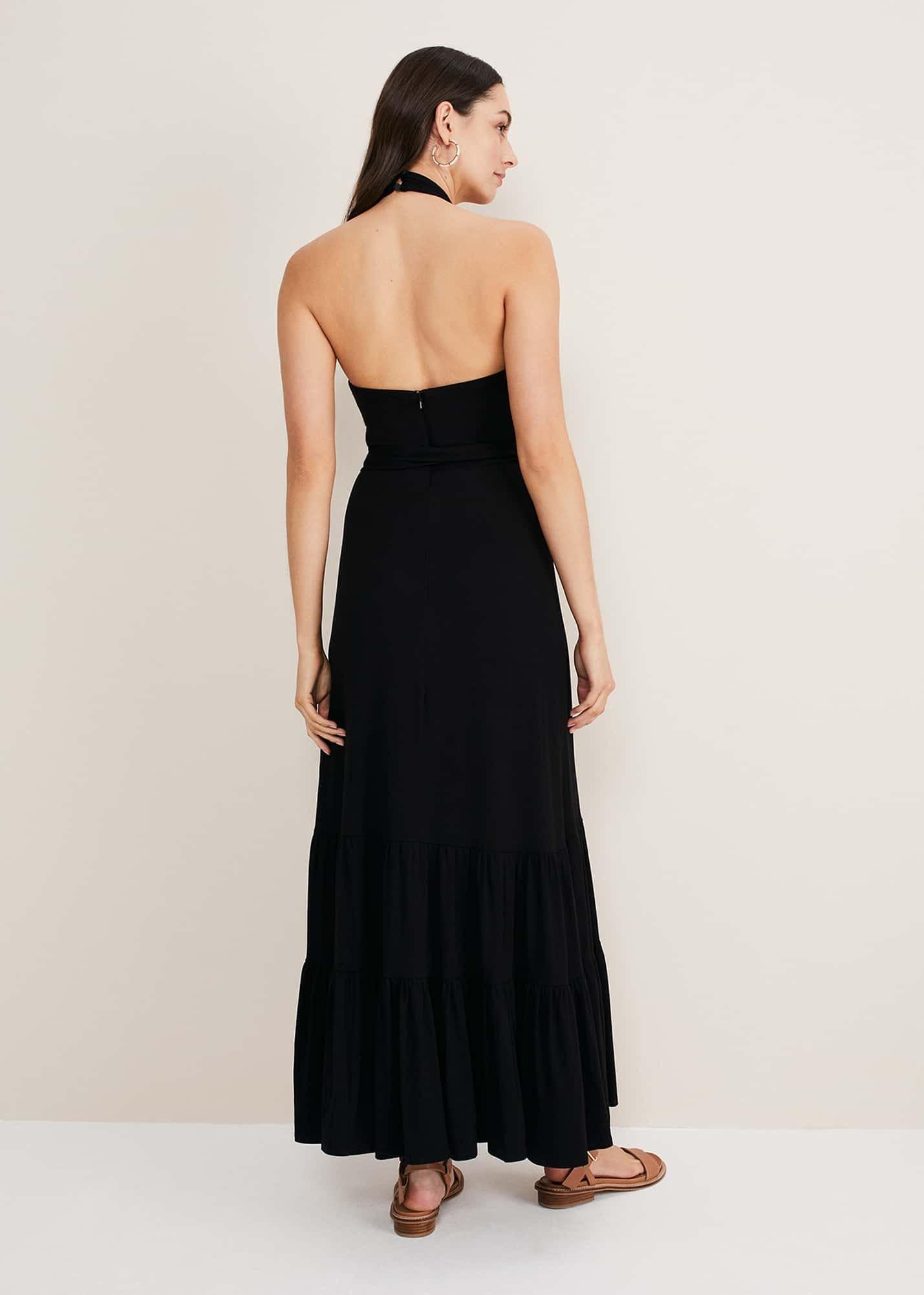Valeria Jersey Halter Neck Dress