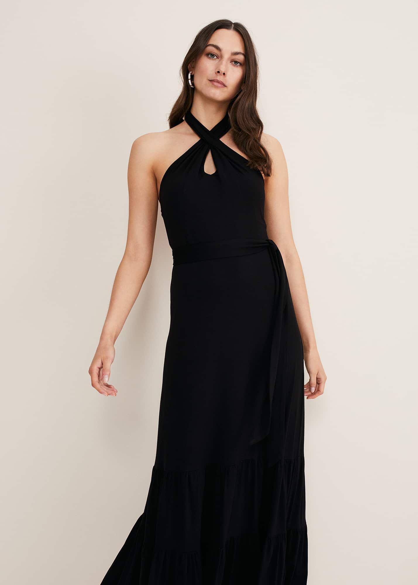 Valeria Jersey Halter Neck Dress