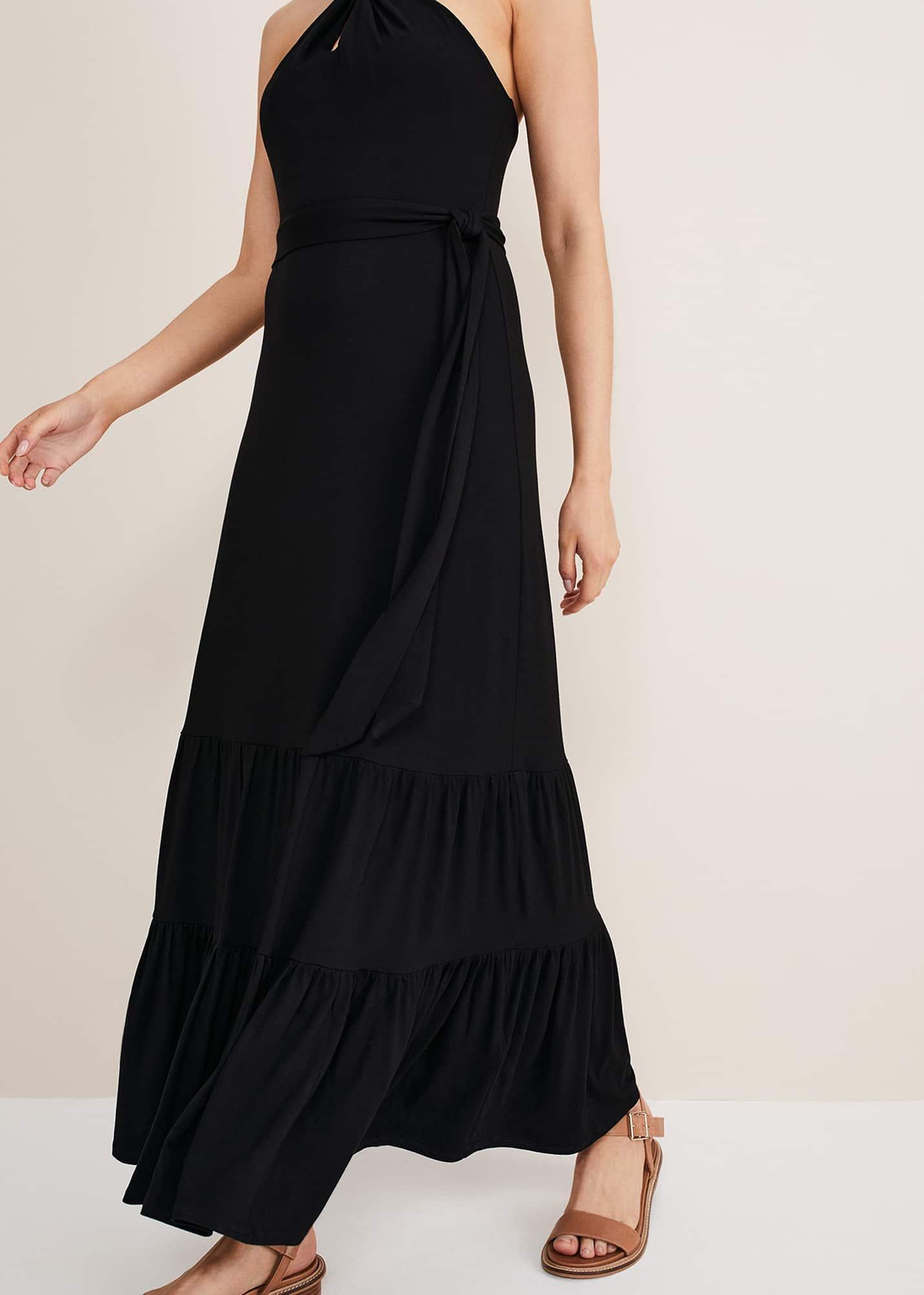 Valeria Jersey Halter Neck Dress